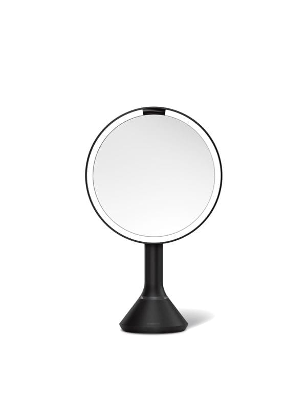 simplehuman LED-Lichtspiegel mit Touch-Helligkeitsregelung Mattschwarz