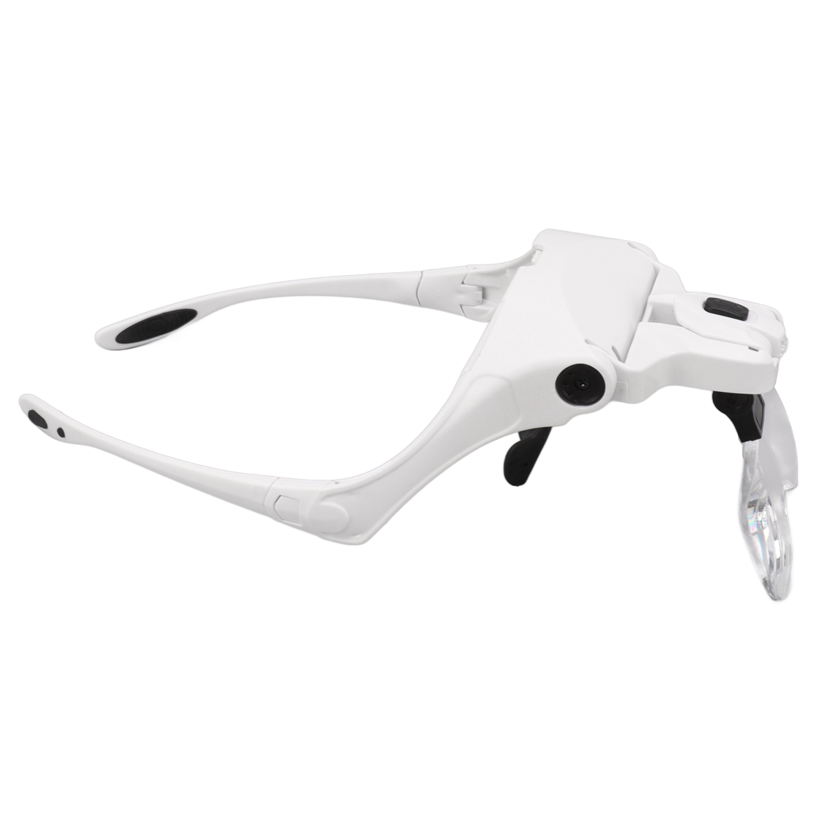 Kopfbandlupe, Freihändig, 1x, 1,5x, 2x, 2,5x, 3,5x, Kopfmontagelupe Mit Led-beleuchtung Für Arbeiten Im Nahbereich, Lesen Und Nähen.