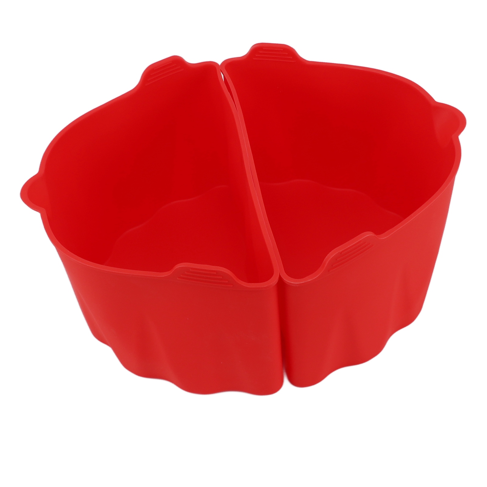 2 Stück Silikon-einsätze Für Slow Cooker (6-7 L) – Trennwand Für Slow Cooker, Geeignet Für Zuhause Und Gastronomie, In Rot