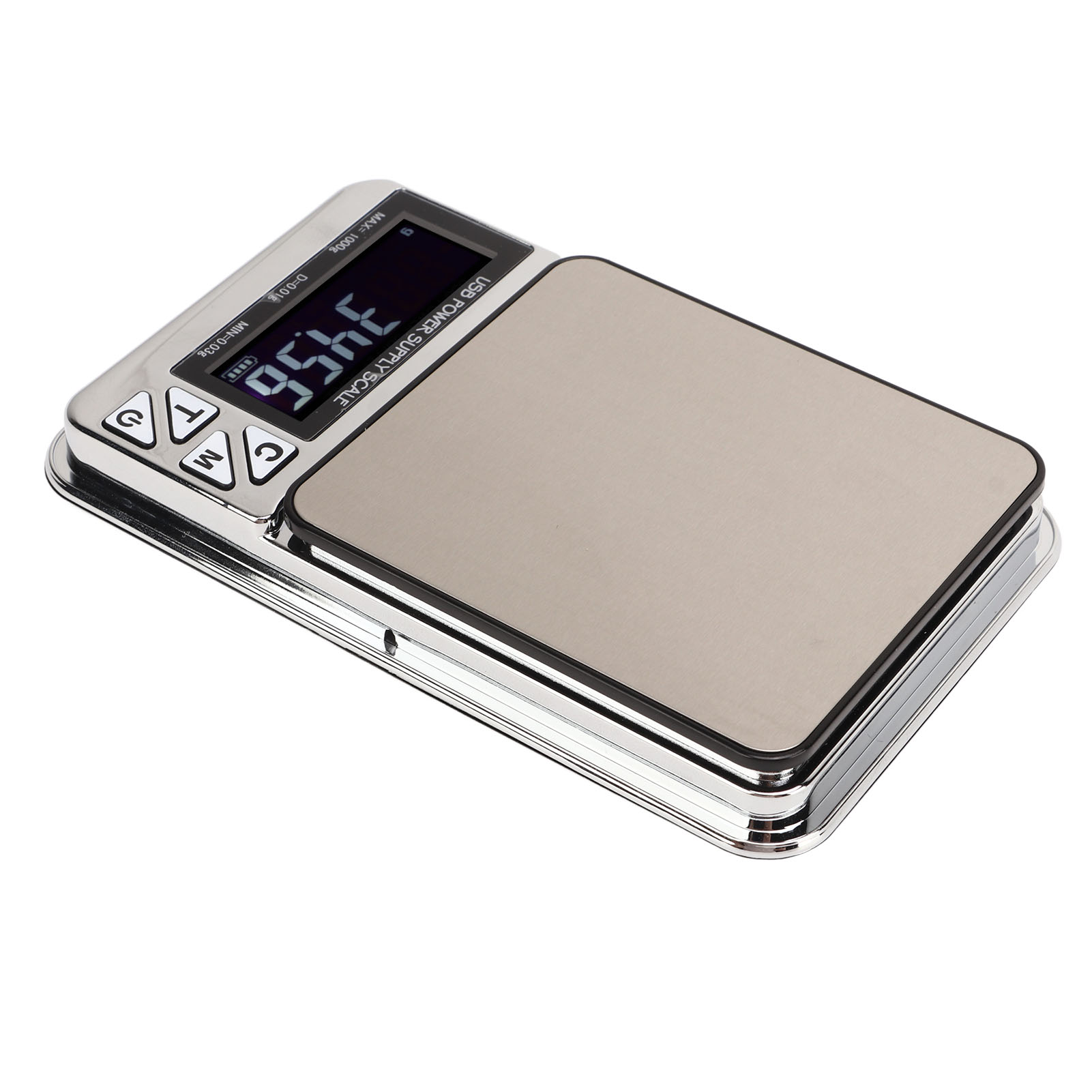 Elektrische Usb-schmuckwaage, Flache Elektronische Küchenwaage, Lebensmittel- Und Kaffeewaage, 200 Mah