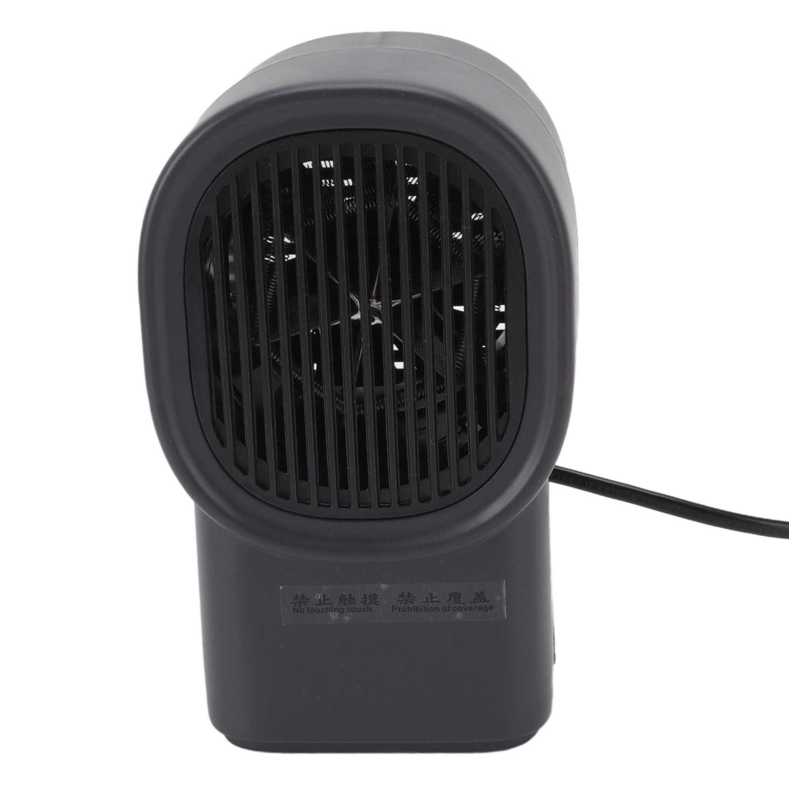 500-w-heizlüfter, Schnelles Aufheizen, Geräuscharm, Vertikal, Tischgerät, Lufterhitzer Für Zuhause, Eu, 100–220 V, Grau