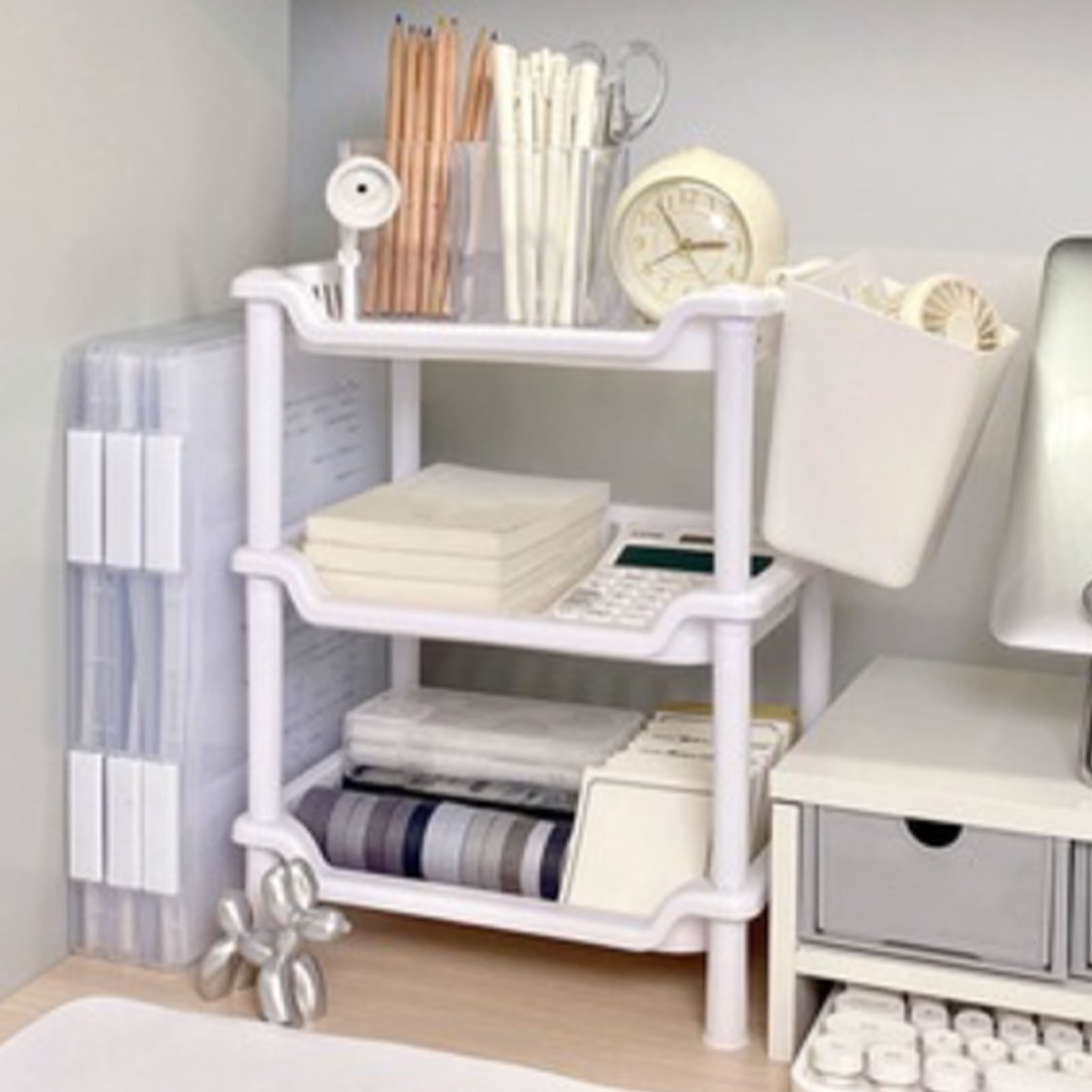 3-stufiger Badezimmer-organizer Für Die Arbeitsplatte, Abnehmbar, Multifunktional, Kosmetikablage Für Bad, Küche, Schlafzimmer