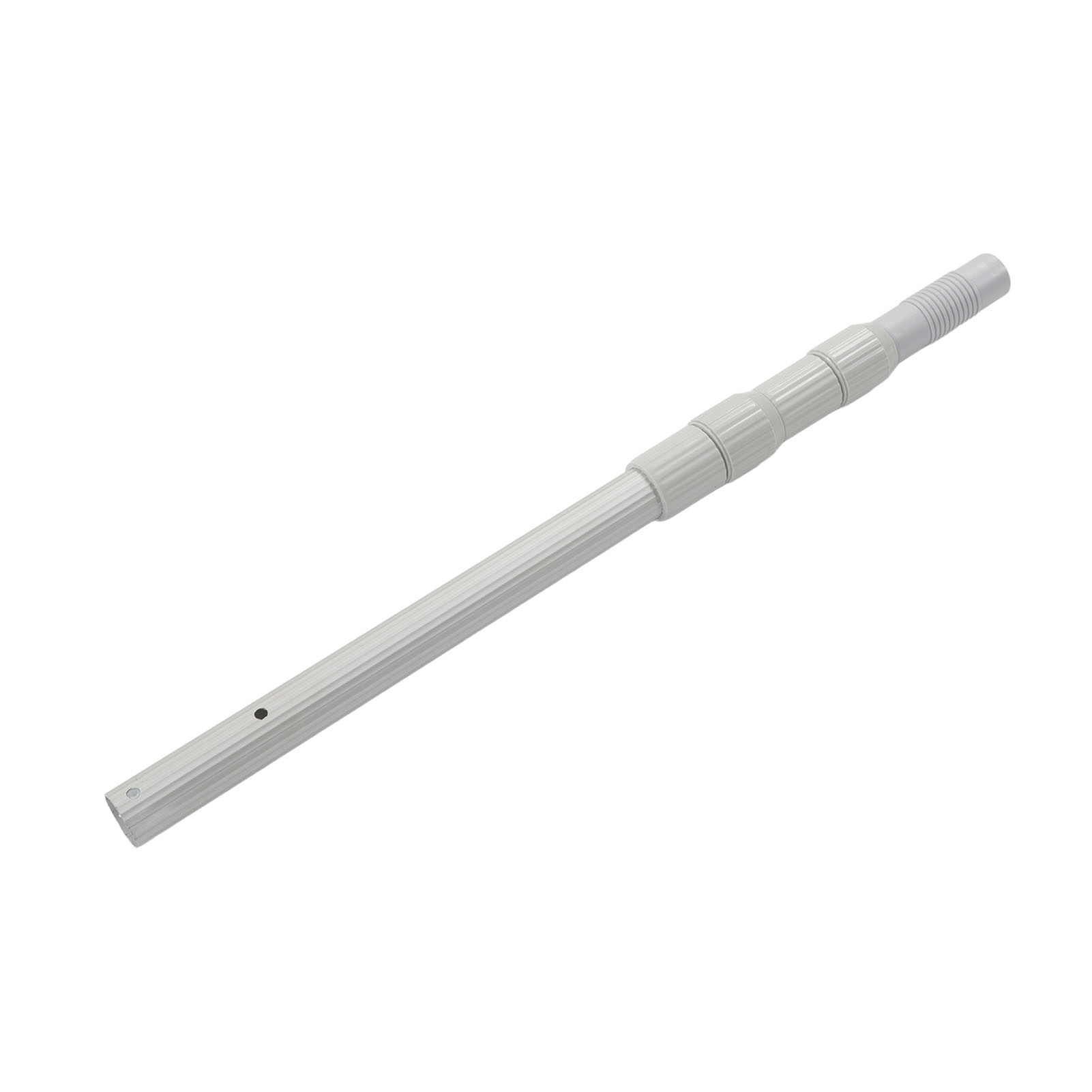 Teleskop-poolreinigungsstange, Verstärkter Aluminiumgriff, Poolreinigungsnetz, 120 Cm Rettungsstab, Ohne Aufhängeloch, 62 Cm/2,4 Zoll