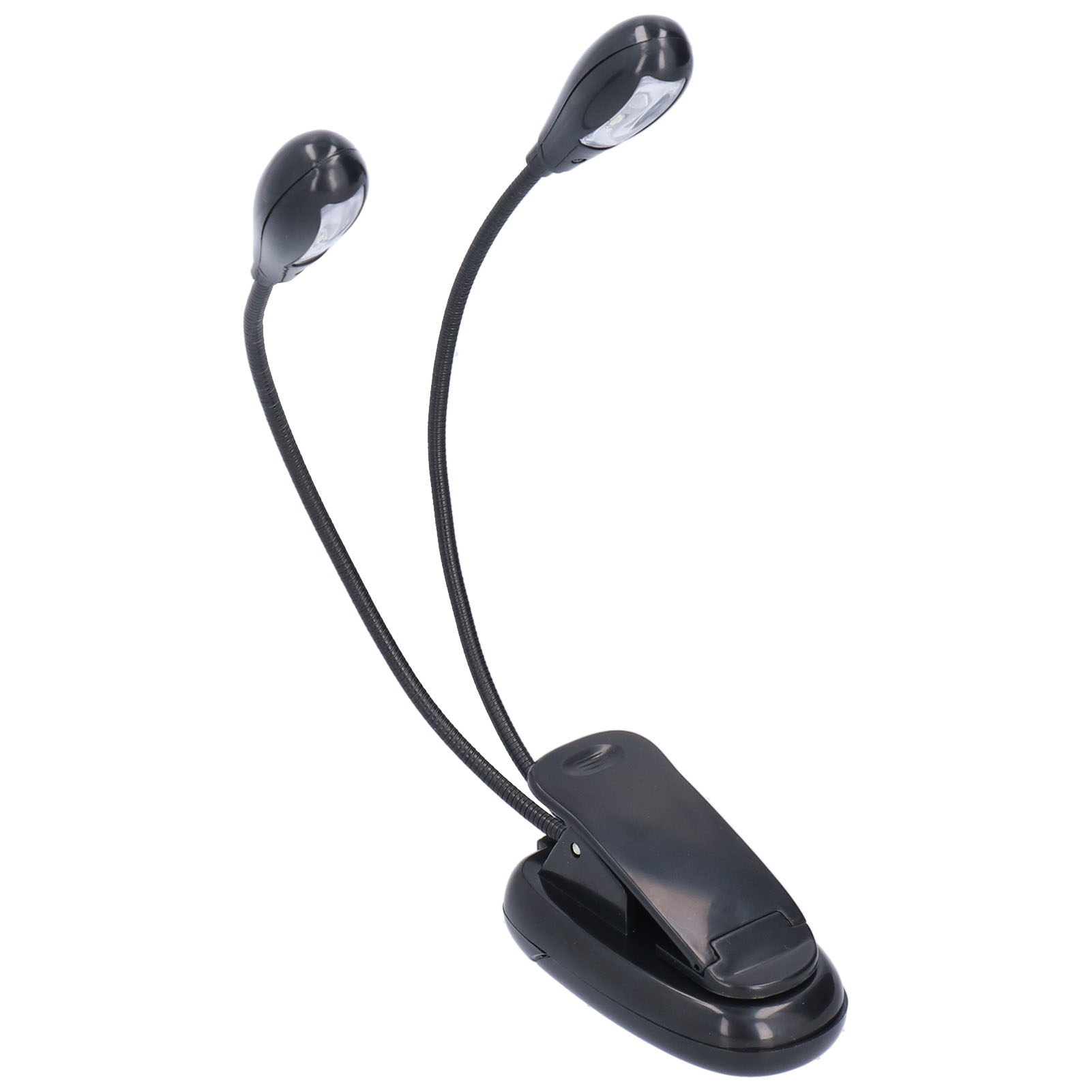 Led-leselampe Mit Augenschutz, 360° Drehbar, Weißes Licht, Bipolar, 4 Leds, Mit Clip Für Schüler