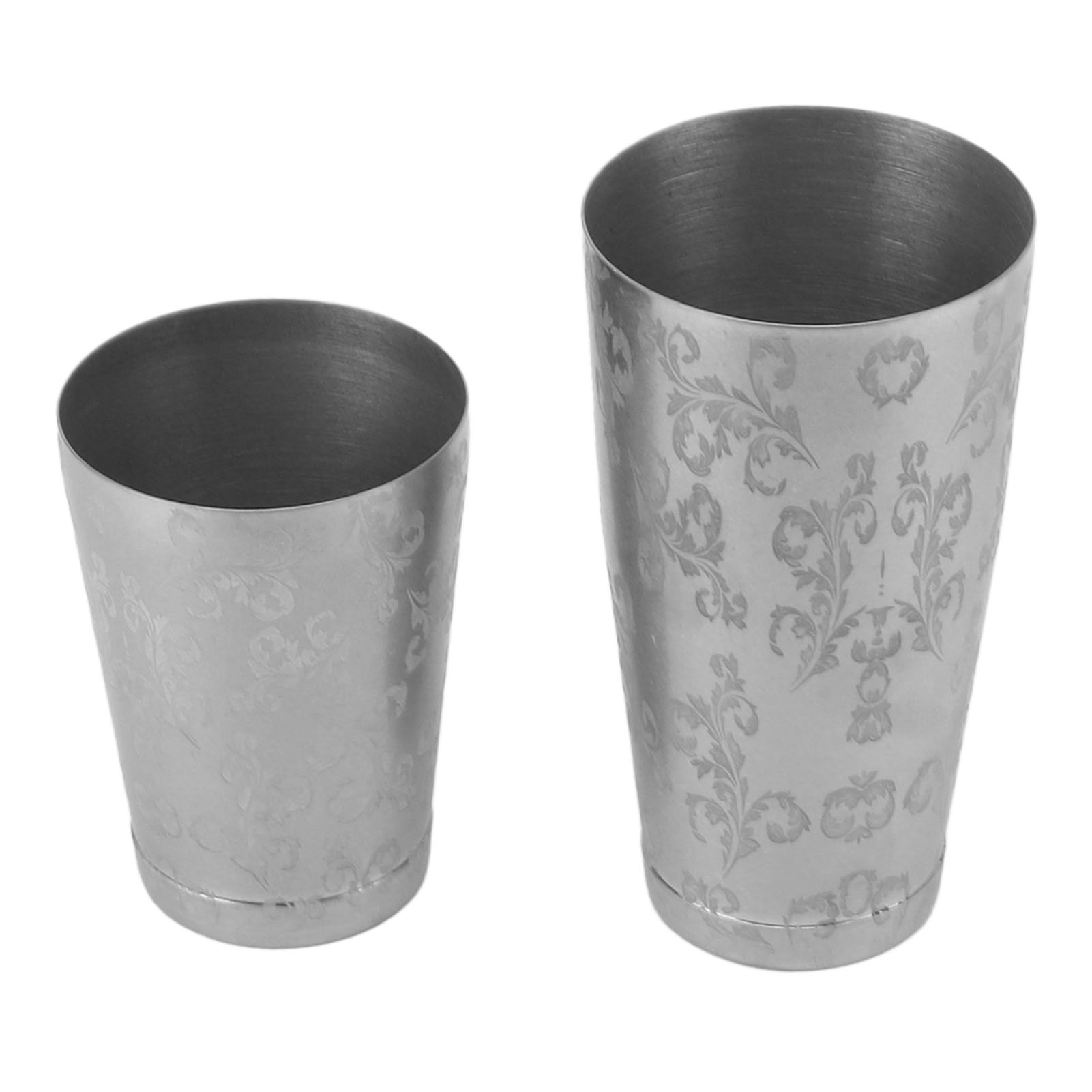 Cocktailshaker Aus Edelstahl, Getränkemixer-set, Behälter Für Die Hausbar, Blattmuster Mit Boden