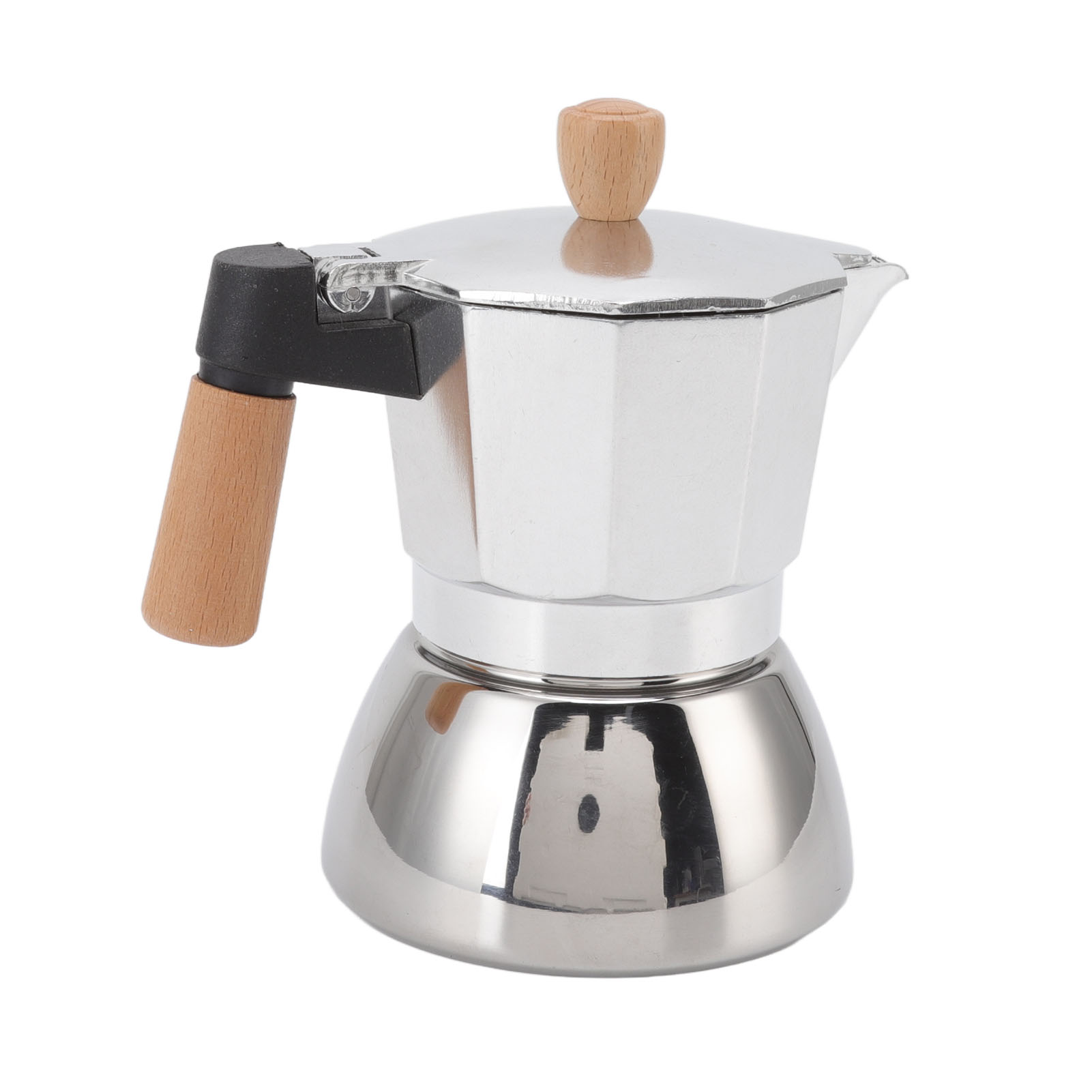 Cafetera Edelstahl-kaffeebereiter Für Den Herd Mit Filterpapier Für Die Manuelle Zubereitung Von Moka-kaffee (150 Ml)