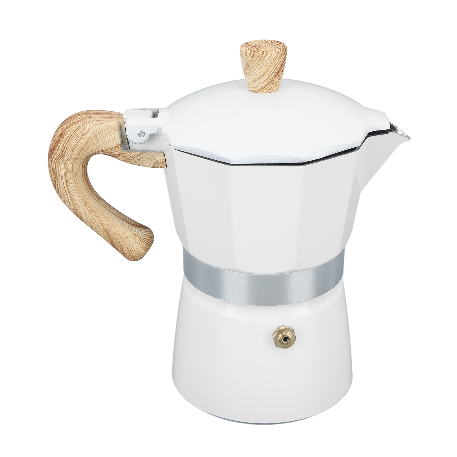 Espressokanne Für Den Herd, Mokkakanne, Kaffeemaschine Aus Aluminium, Für Zuhause, 300 Ml, 6 Tassen