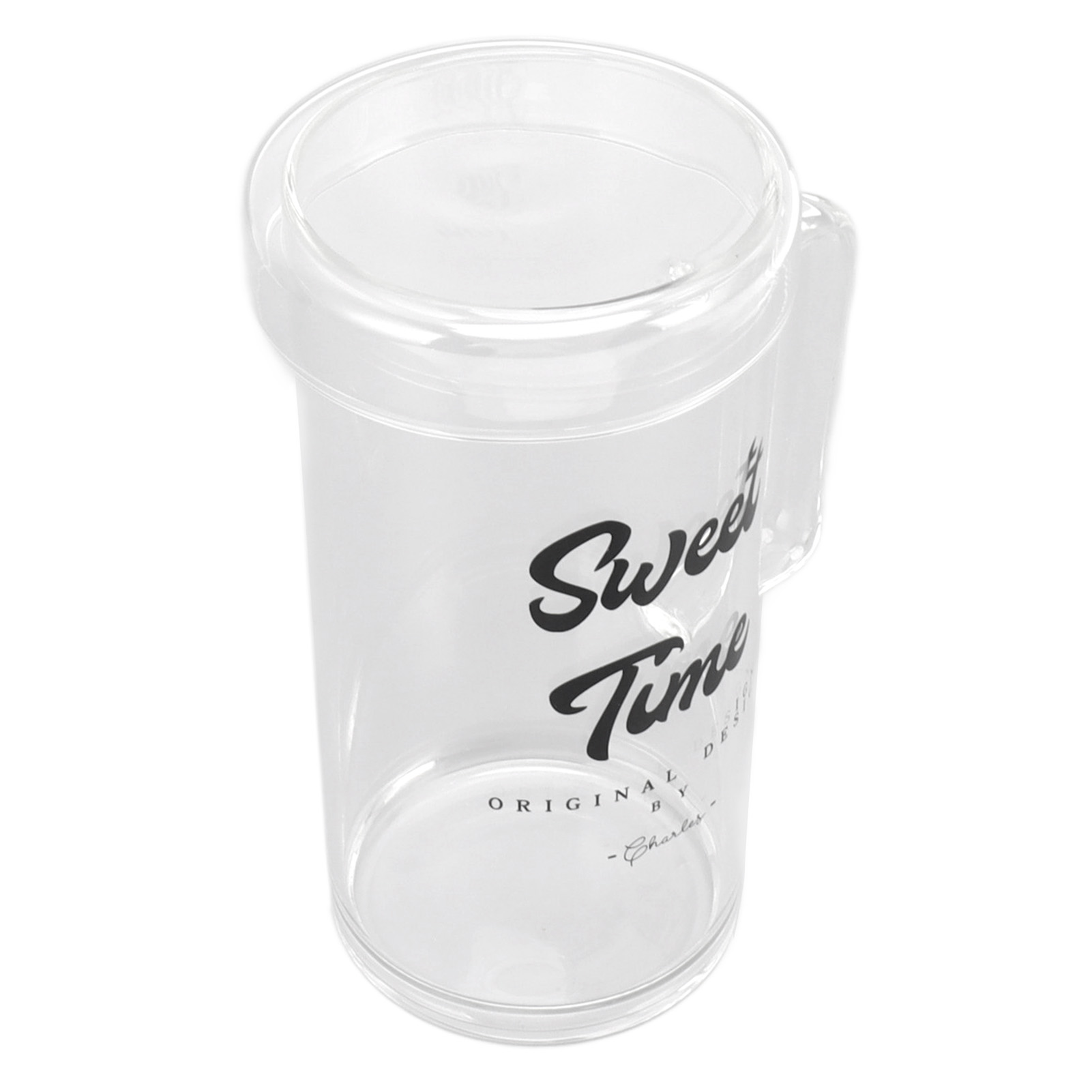 Transparenter Glasbecher, Kaffeebecher Mit Deckel, Heimdekoration Für Familie Und Freunde, Süß