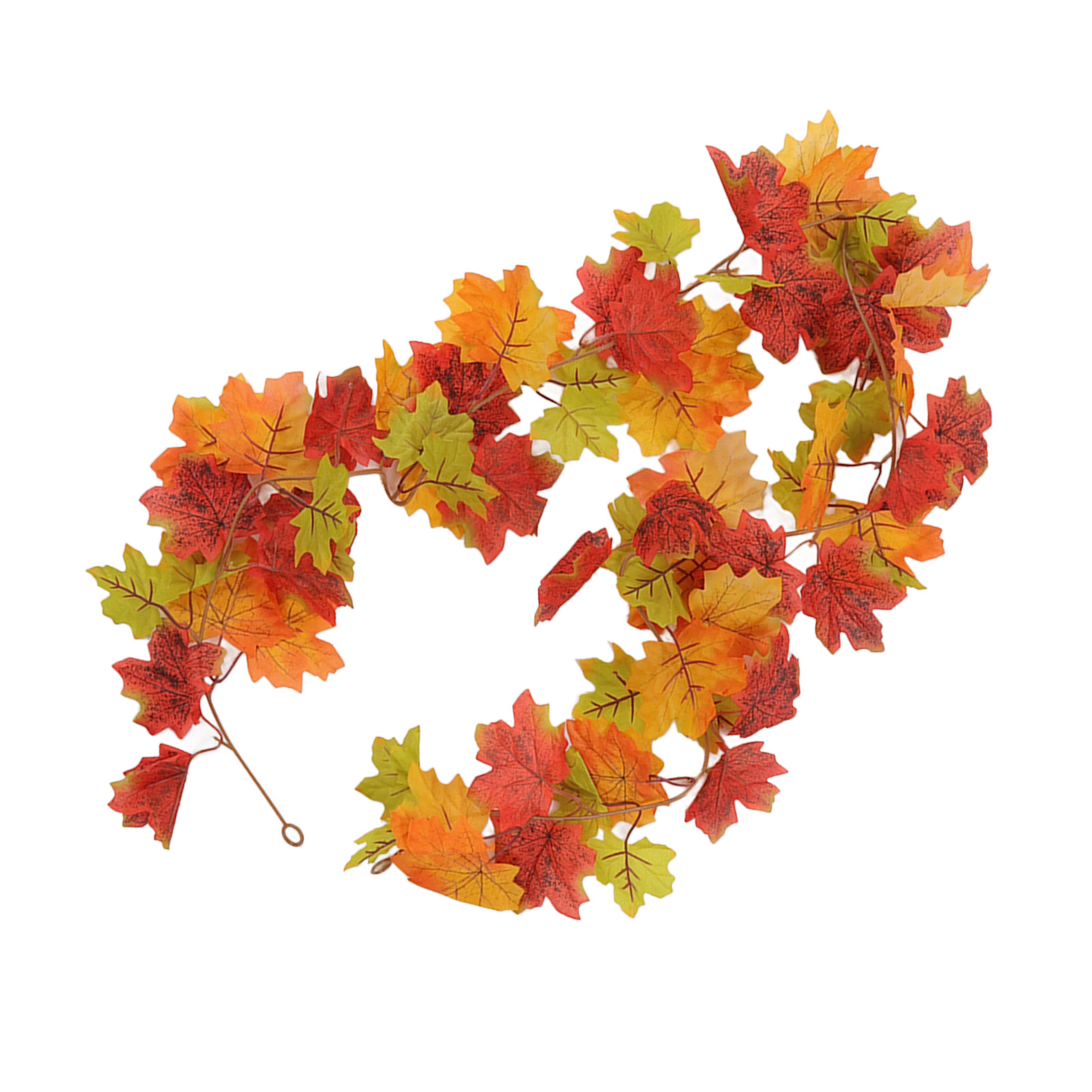 Herbstliche Ahornblattgirlande. Leuchtende Künstliche Herbstblätter, Hängende Rankengirlande, Perfekt Zum Dekorieren Ihres Zuhauses Für Thanksgiving.