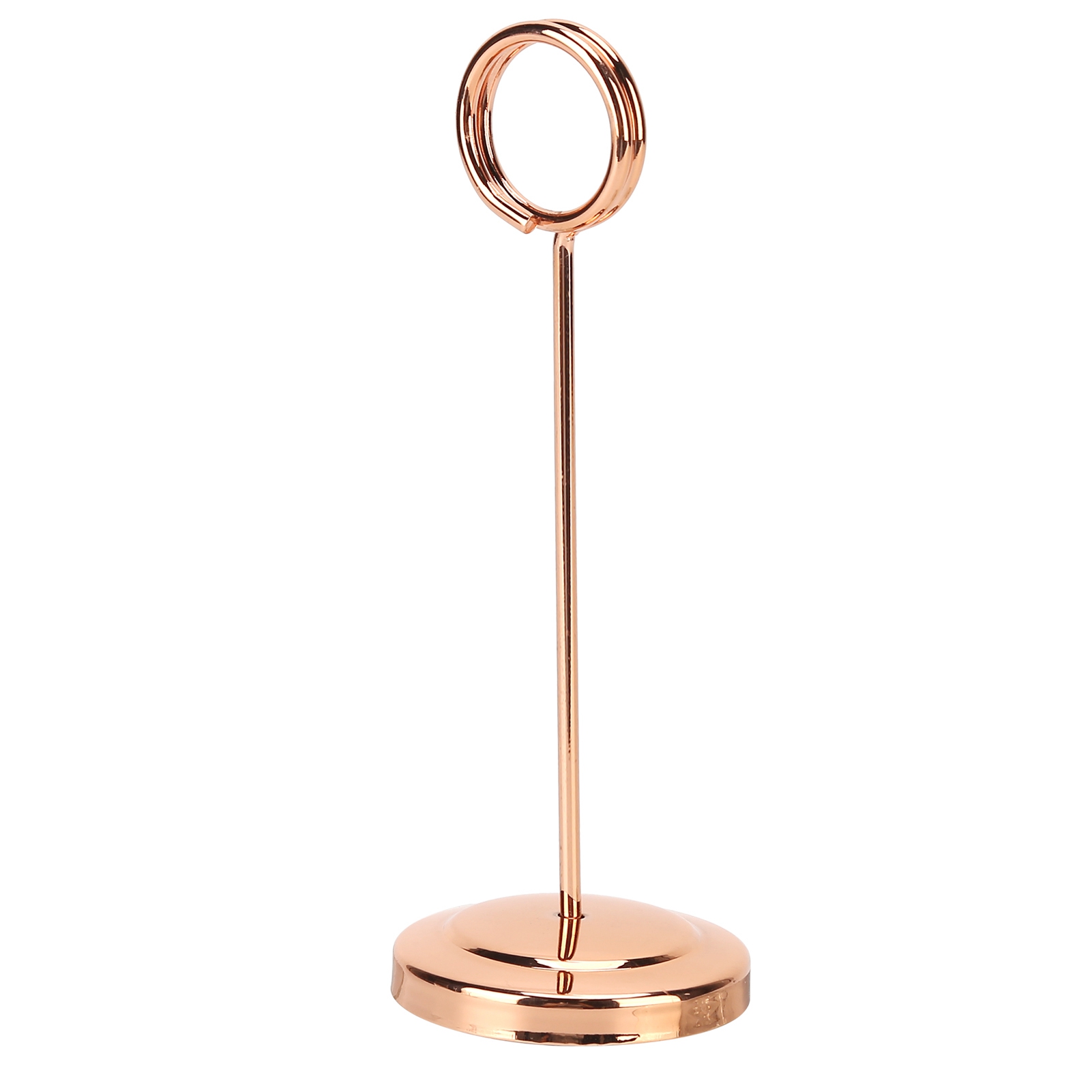 Tischnummernhalter Aus Edelstahl, Langlebig, Farbbeständig, Leicht, Für Hotel Und Restaurant, 15,5 Cm, Roségold