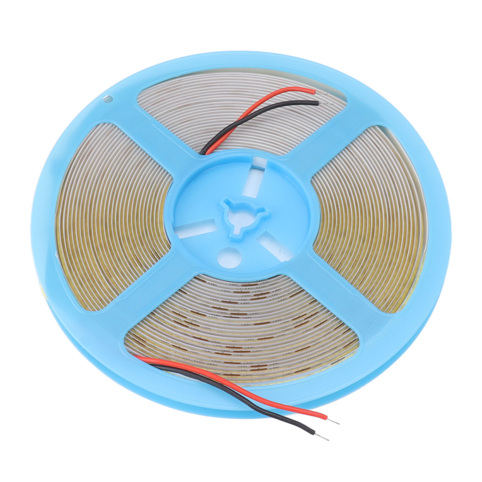 Cob-led-lichtleiste Mit 320 Leds, 110 Lm, Selbstklebend, Flexibel, Natürliches Weißlicht, Für Den Innenbereich, Z. B. Für Schränke, 24 V, 10 M (32,8 Ft), 6000 K, Weißlicht