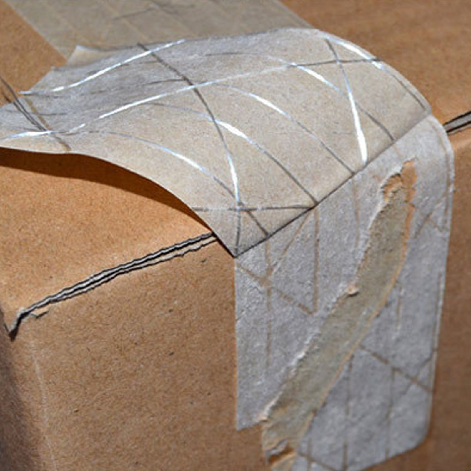 Kraftpapierklebeband, Umweltfreundlich, Beschreibbar, Wasseraktiviert, Braunes Verpackungsklebeband Für Kunstmalerei