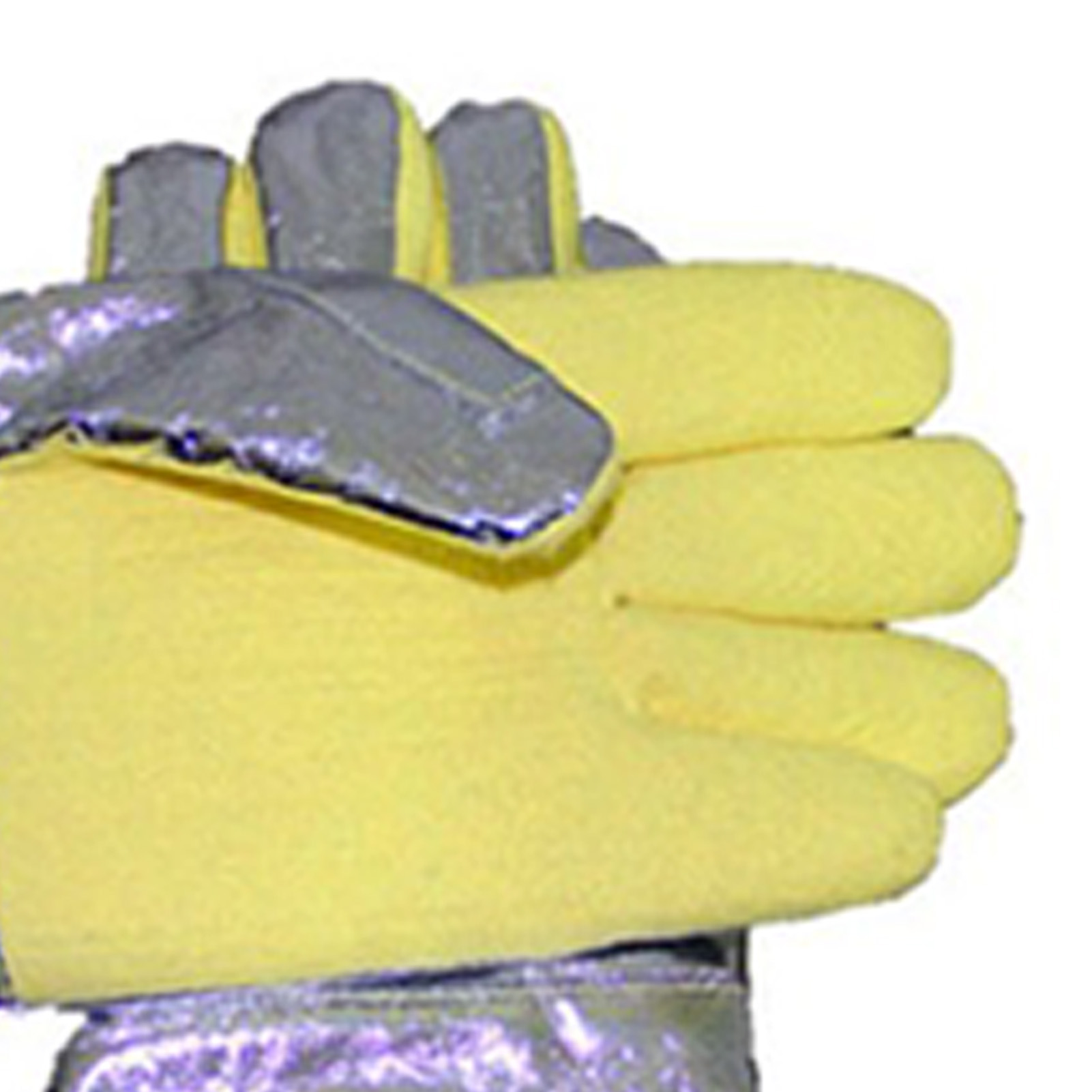 Hitzebeständige, Dicht Gewebte Aramid-handschuhe Mit Wärmeisolierung Und Aluminiumfolienrückseite Zum Schweißen In Der Eisen- Und Stahlindustrie