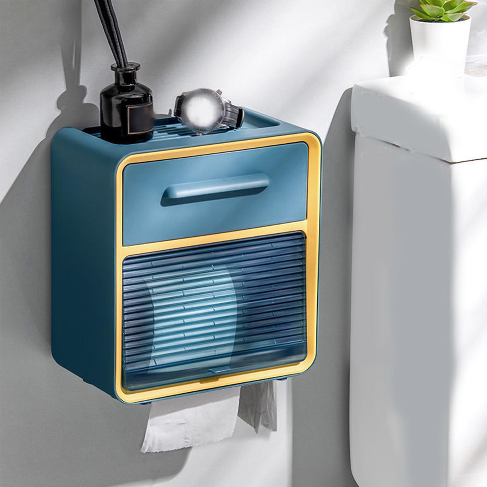Toilettenpapierbox, Modern, Schlicht, Zweilagig, Ohne Löcher, Zur Wandmontage, Fürs Badezimmer