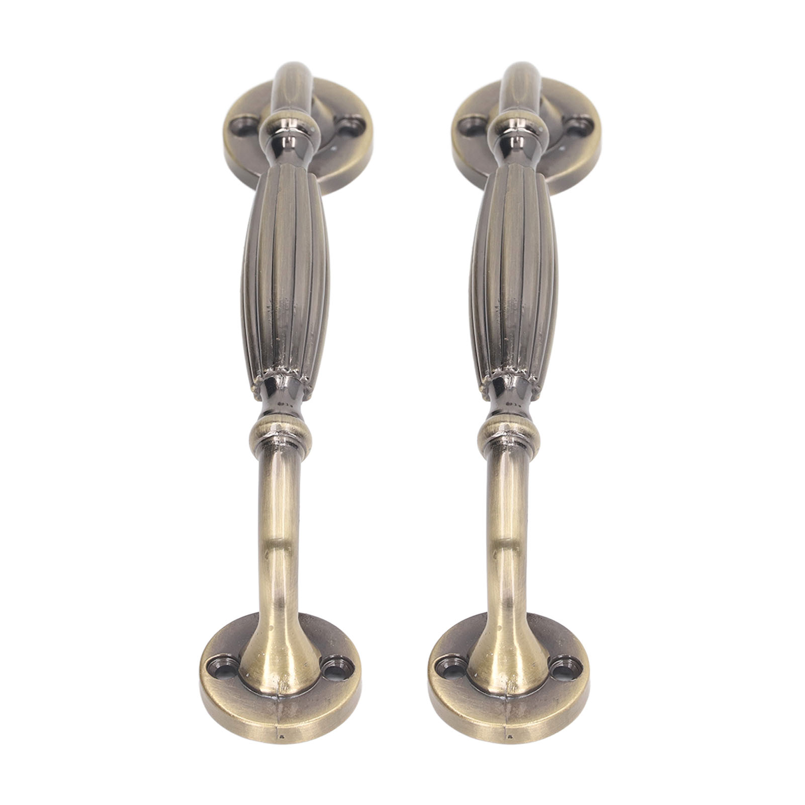 2 Sets Antiker Türgriffe Aus Bronze. Professionelle, Exquisite Vintage-türgriffe Für Eingangstüren Und Schrankschubladen.