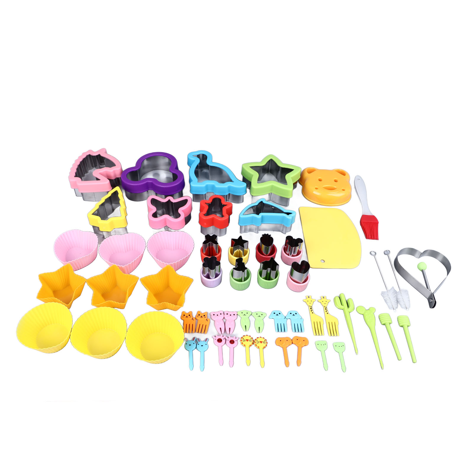 Set Mit 55 Sandwichformen, Sandwichformen Für Kinder, Gemüseformen, Mini-ausstechformen-sets Für Mädchen Und Jungen