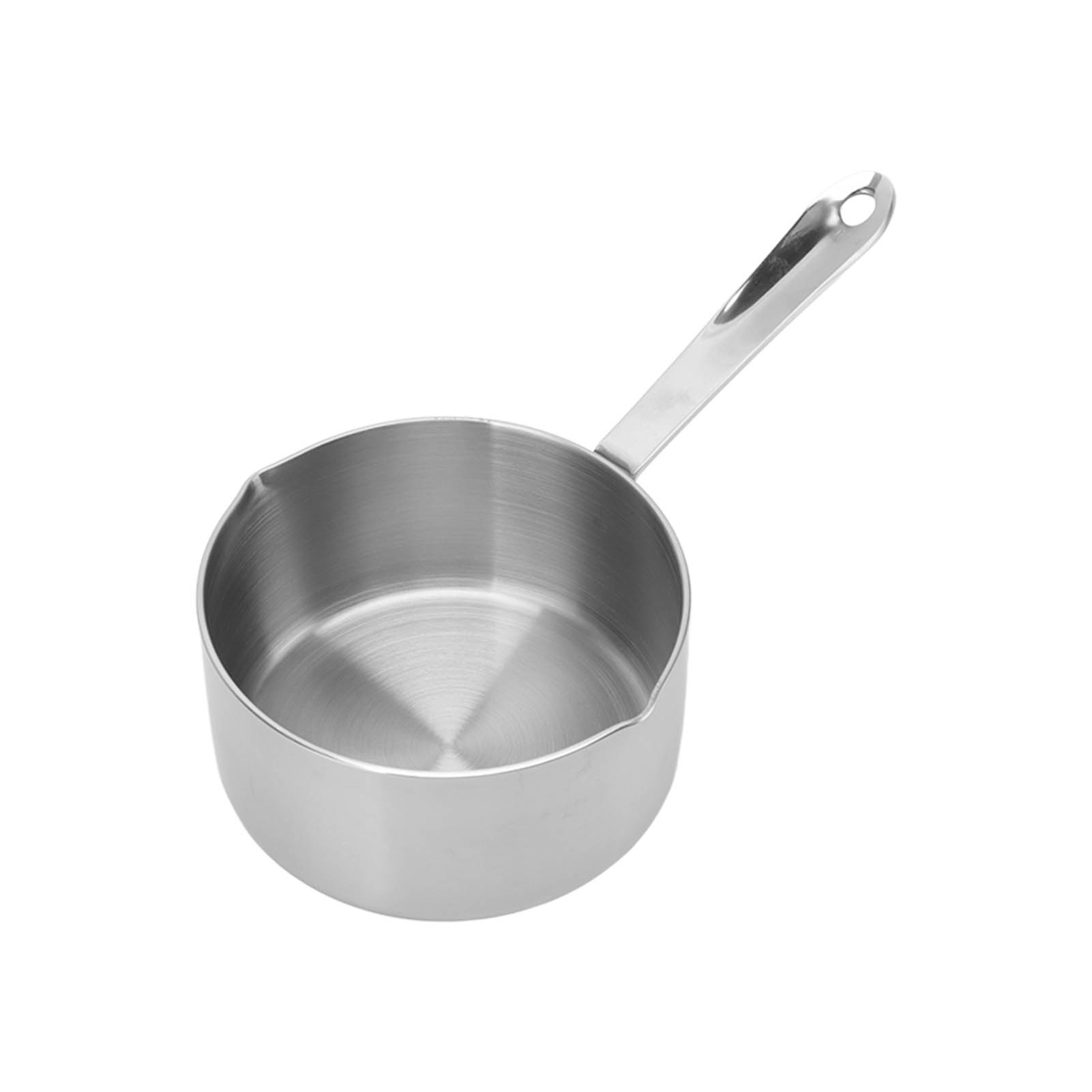 Butterwärmer Aus Edelstahl, Flacher Milchtopf Mit Doppelter Aufhängeöse Für Schokolade, 500 Ml