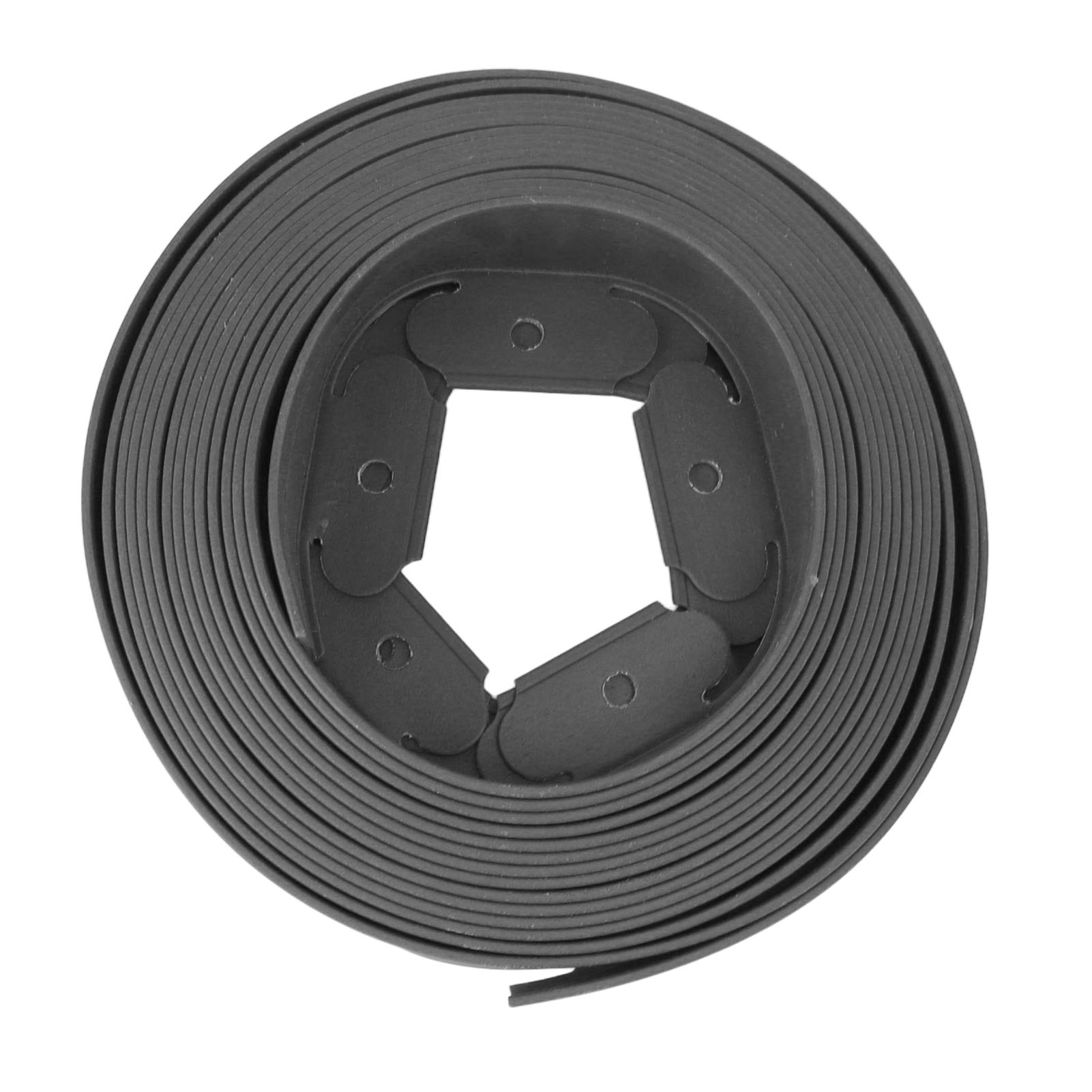 Pe L-förmiges Gartenrand-set, Leicht Formbar, Kein Graben Erforderlich, Für Die Gartengestaltung, Grau, 5 X 5 X 1000 Cm / 2 X 2 X 393,7 Zoll