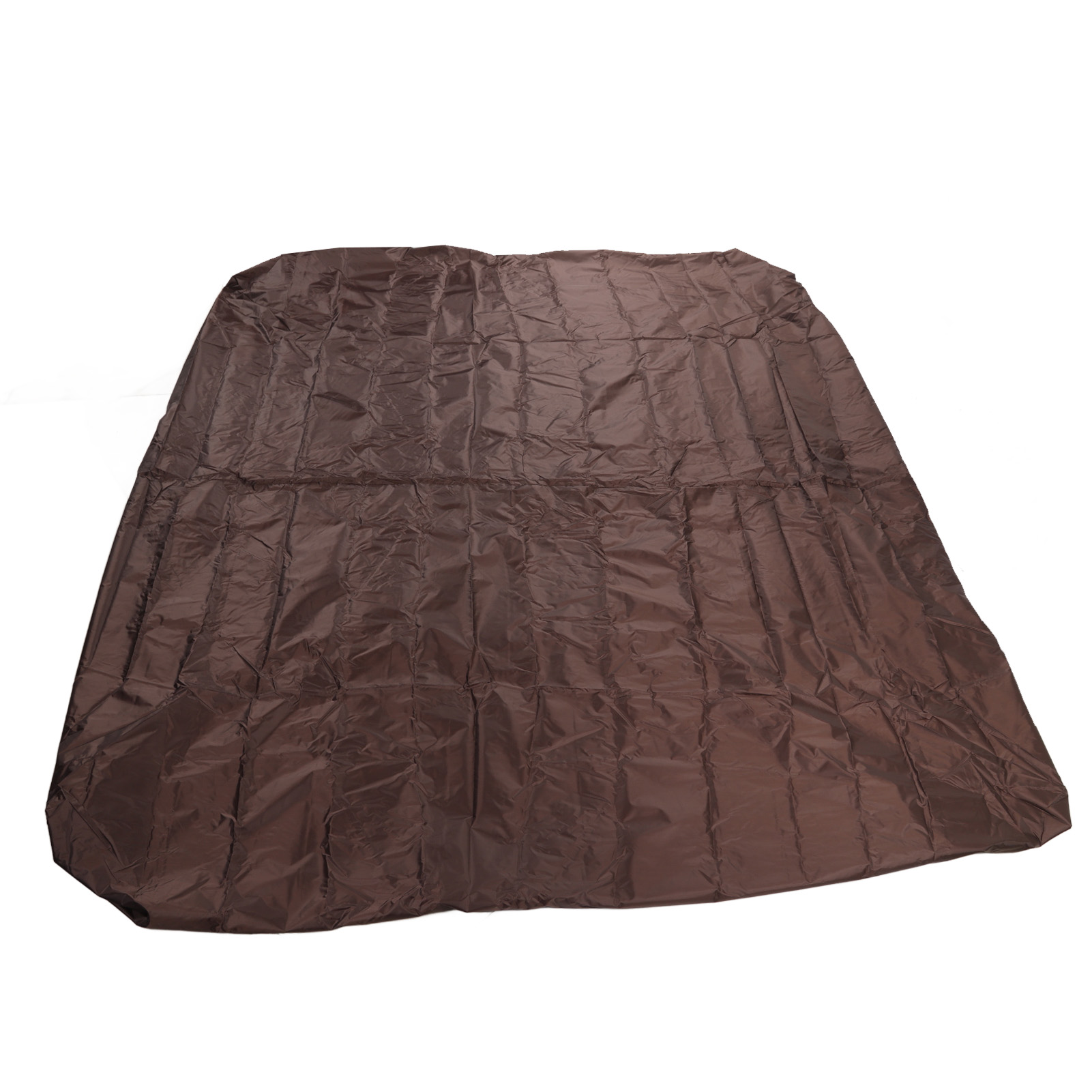 Staubschutzhülle Für Whirlpool Im Außenbereich, 190 Cm, Polyester, Silberbeschichtet, Wasserdicht, Taft, Quadratisch, Regendicht, 210 X 210 X 30 Cm, Braun