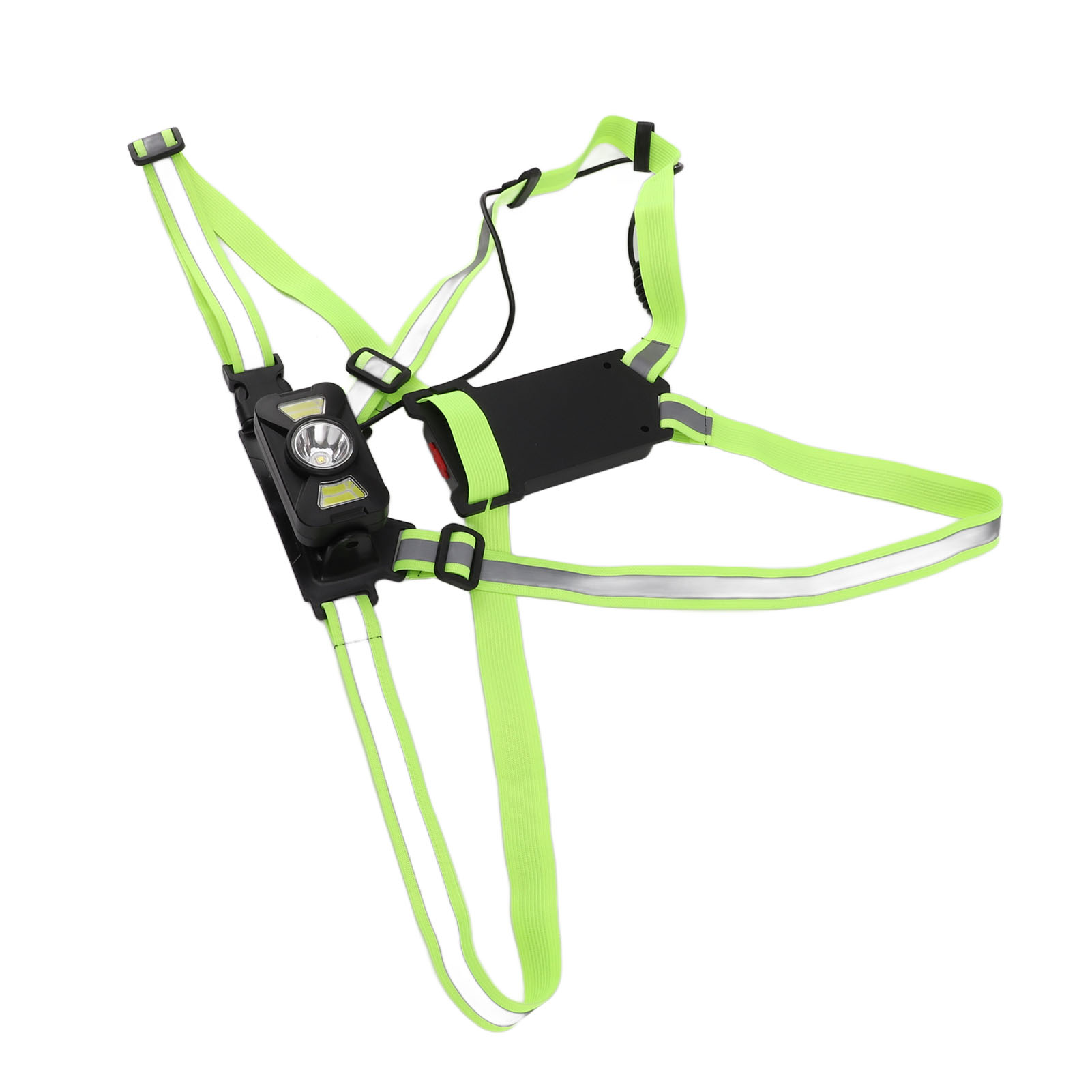 Outdoor-nachtlauflampe, Zwei Lichtquellen, Ip55 Wasserdicht, Sportlampe Zum Radfahren, Wandern, Laufen, Campen Und Trekking