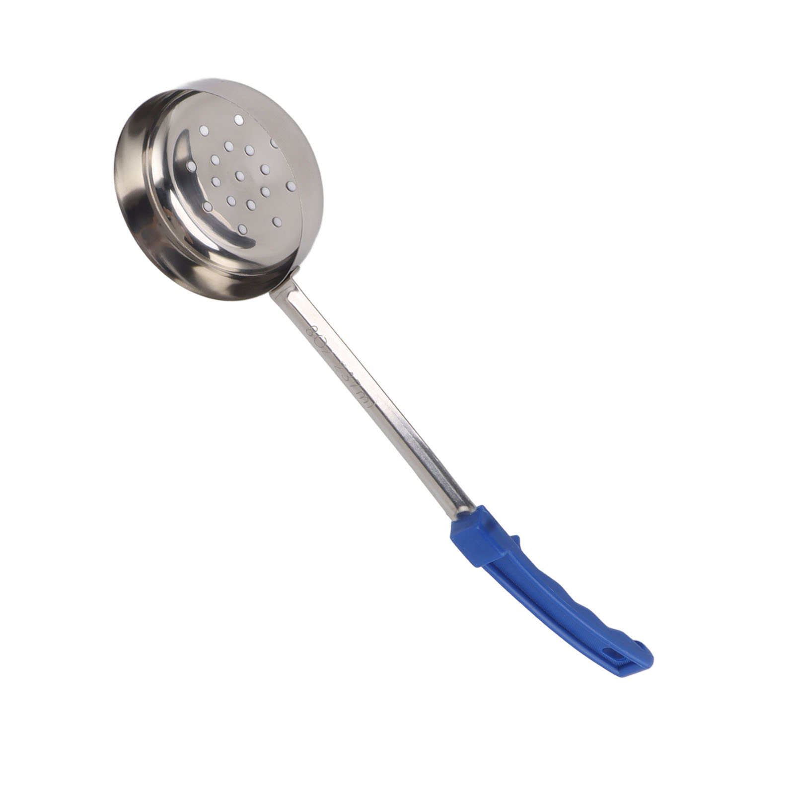Pizzasaucenlöffel, Mehrzweck, Edelstahl, Streichfähig, Küchenutensilien, Blau, 227 G (mit Abflusslöchern)