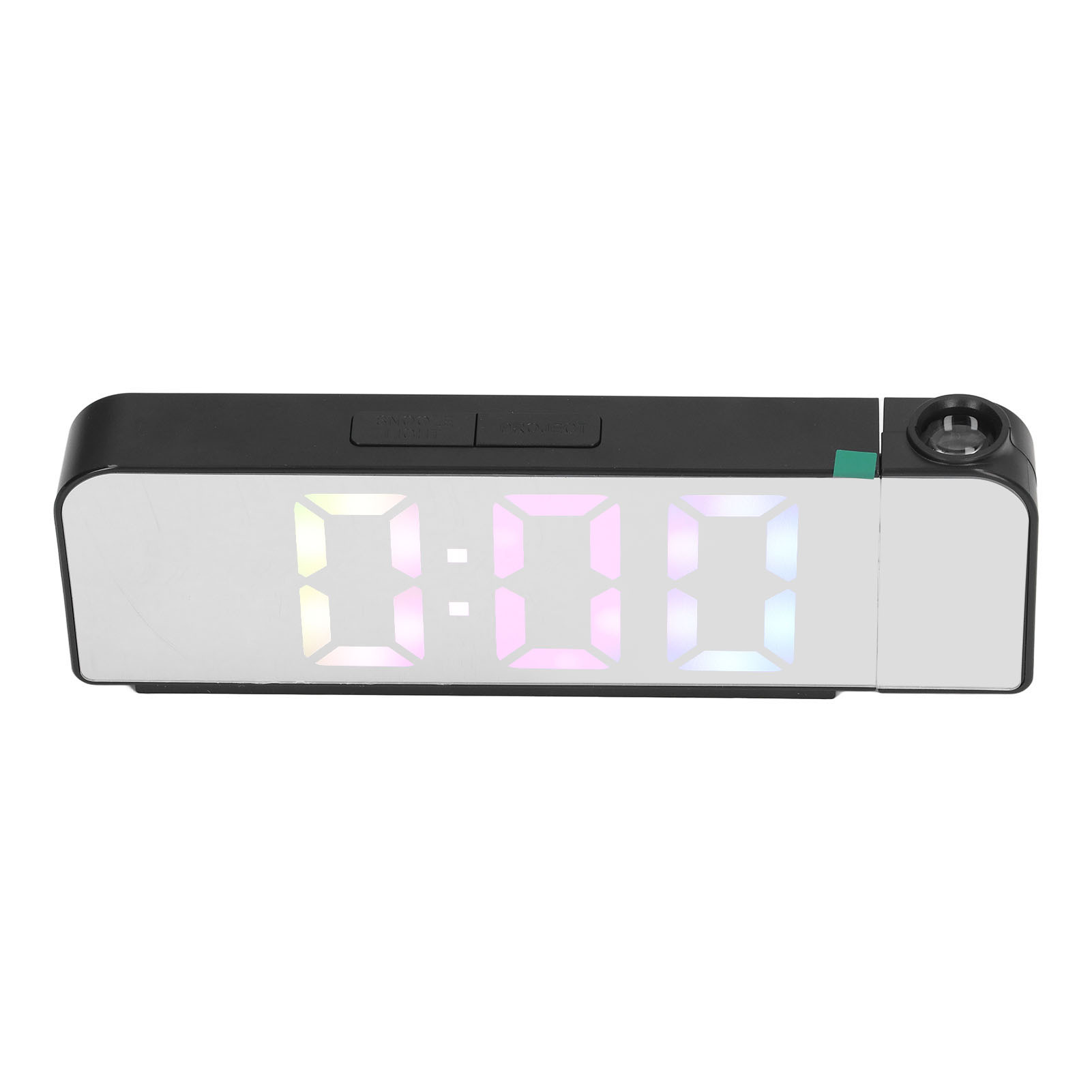 Led-projektionsuhr Mit Großem Bildschirm Und Großer Schrift, Wecker, 12-/24-stunden-anzeige, 3 Helligkeitsstufen, Für Schlafzimmer Und Büro