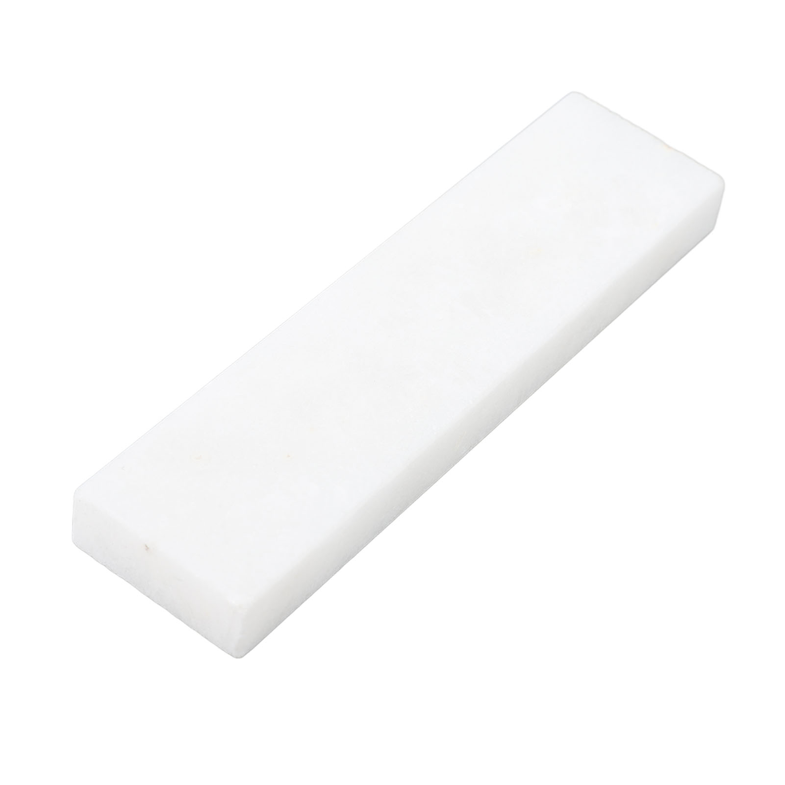 Schleifstein, Körnung 8000, Doppelseitiger Schleifstein Aus Weißem Jade Zum Nachschärfen Von Klingen, 10 X 2,5 X 1 Cm