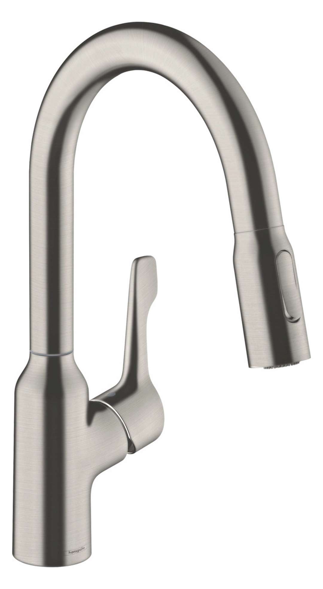 Hansgrohe Focus M43 - Spülbeckenarmatur Mit Ausziehbarer Brause, Edelstahl 71811800
