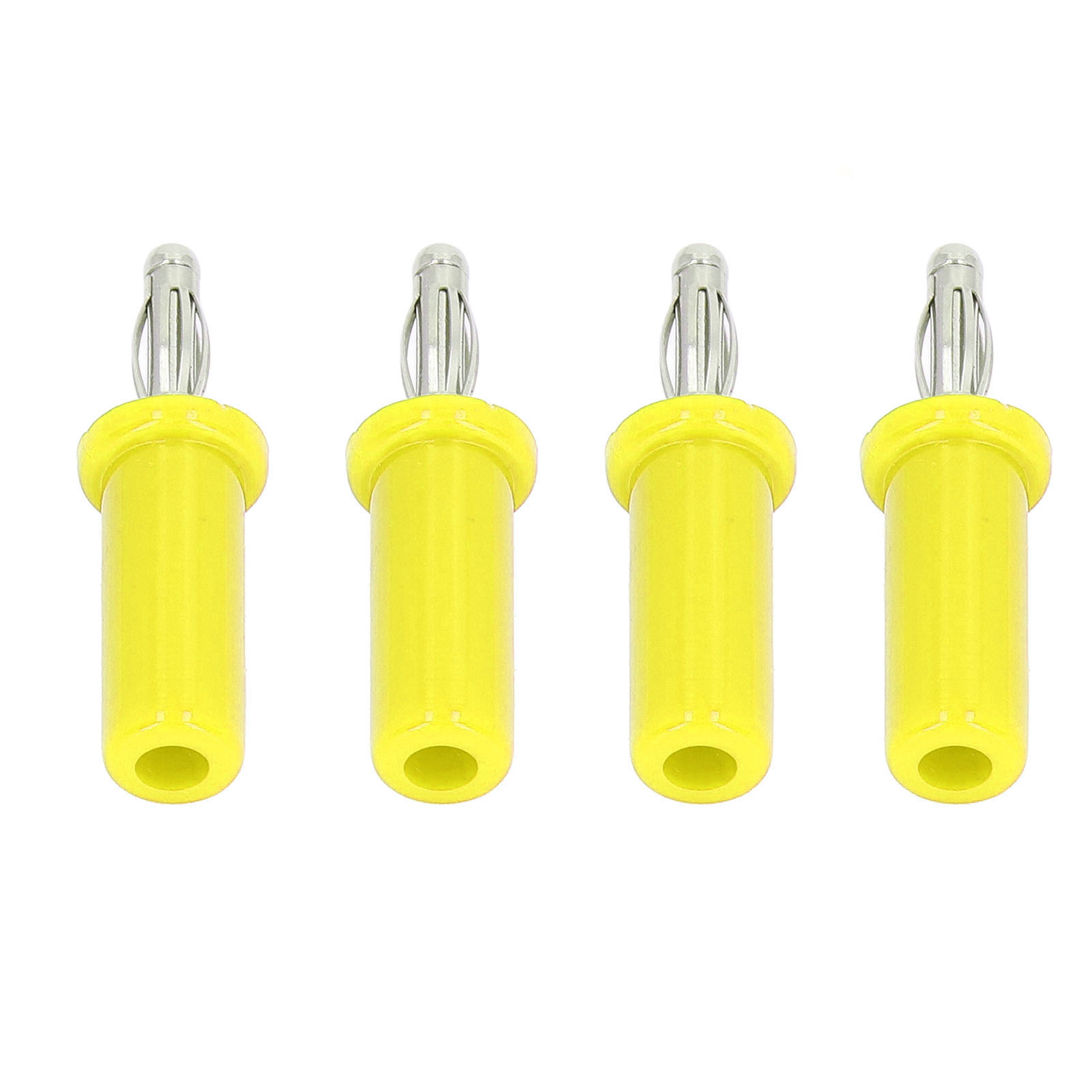 10 Stück Laternen-bananenstecker, Messing, Abs, Lötbarer Lautsprecheranschluss Für Elektronische Geräte, 4 Mm, Gelb