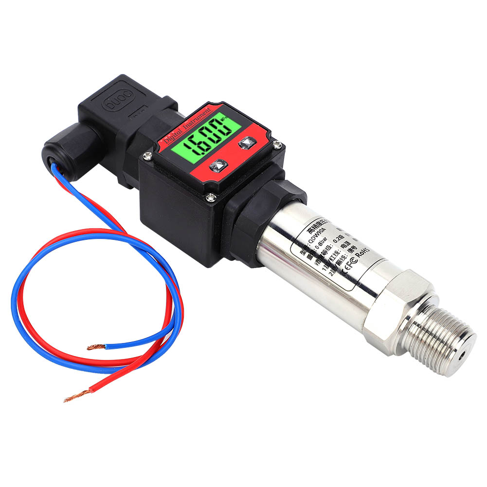 Silizium-diffusionsdrucktransmitter Mit Lcd-digitalanzeige, Hohe Genauigkeit, 24 V Dc, 4–20 Ma, 0–800 Kpa