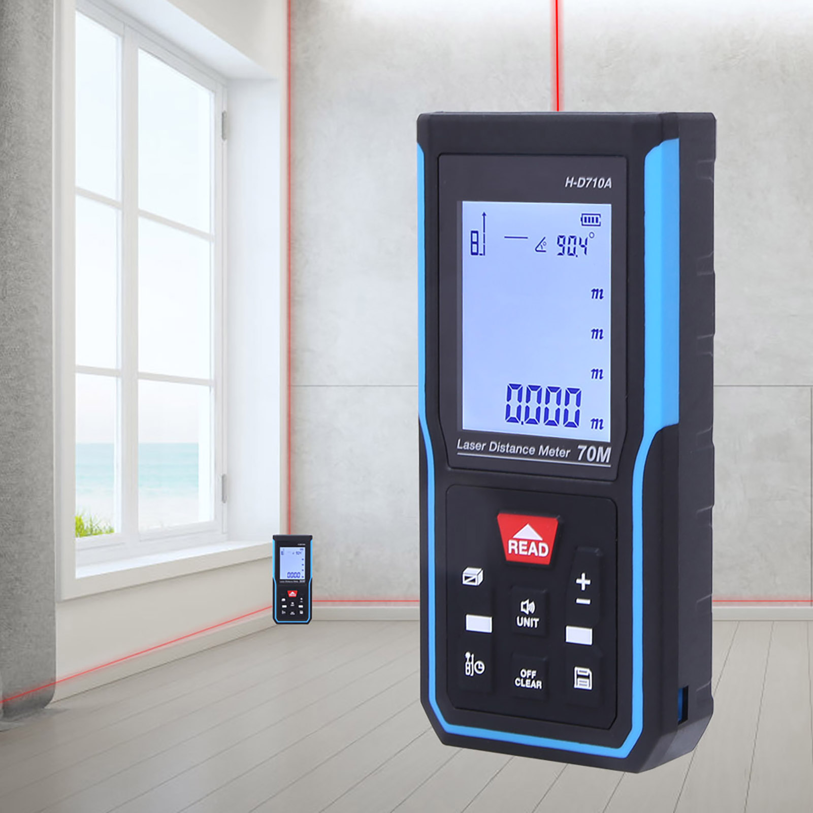 Digitaler Handlaser-entfernungsmesser H D510a H D710a H D100/h D120a (h D710a 70 M)