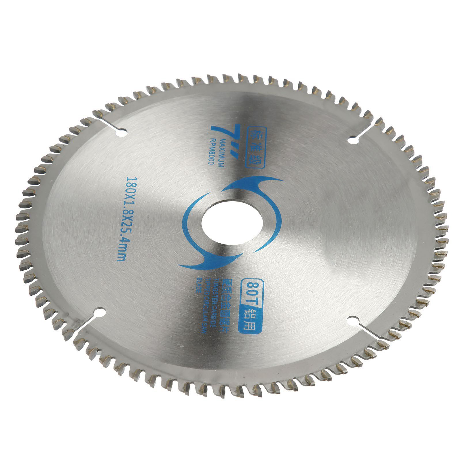 7-zoll-trennscheibe, Hartmetallbestücktes Sägeblatt, Holzsäge, 80 Zähne