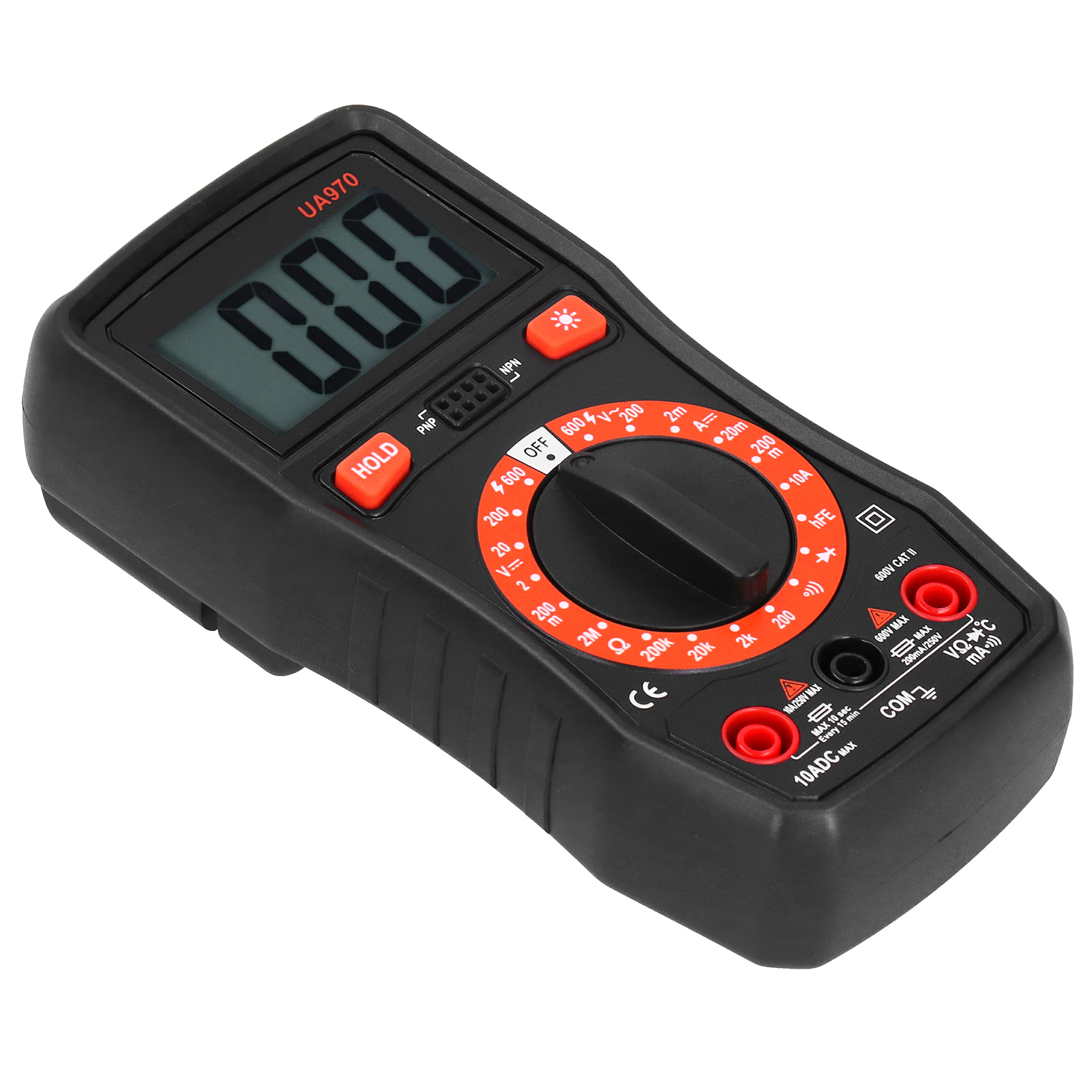 Ua970 Smart Digitalmultimeter, Tragbares Ac/dc-multimeter Mit Lcd-anzeige