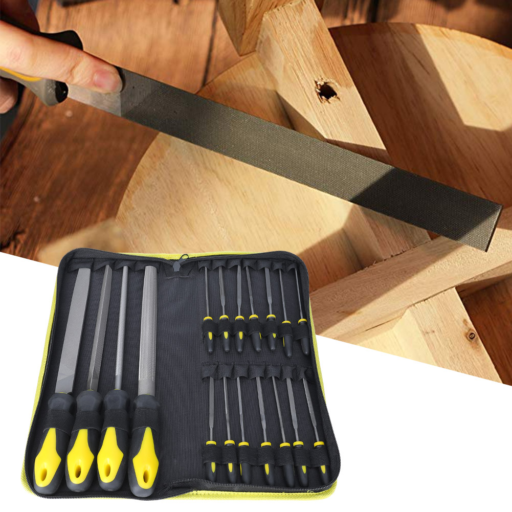 18-teiliges Mehrzweck-feilenset Aus Hochkohlenstoffhaltigem Stahl Für Holz, Metall, Glas Und Keramik