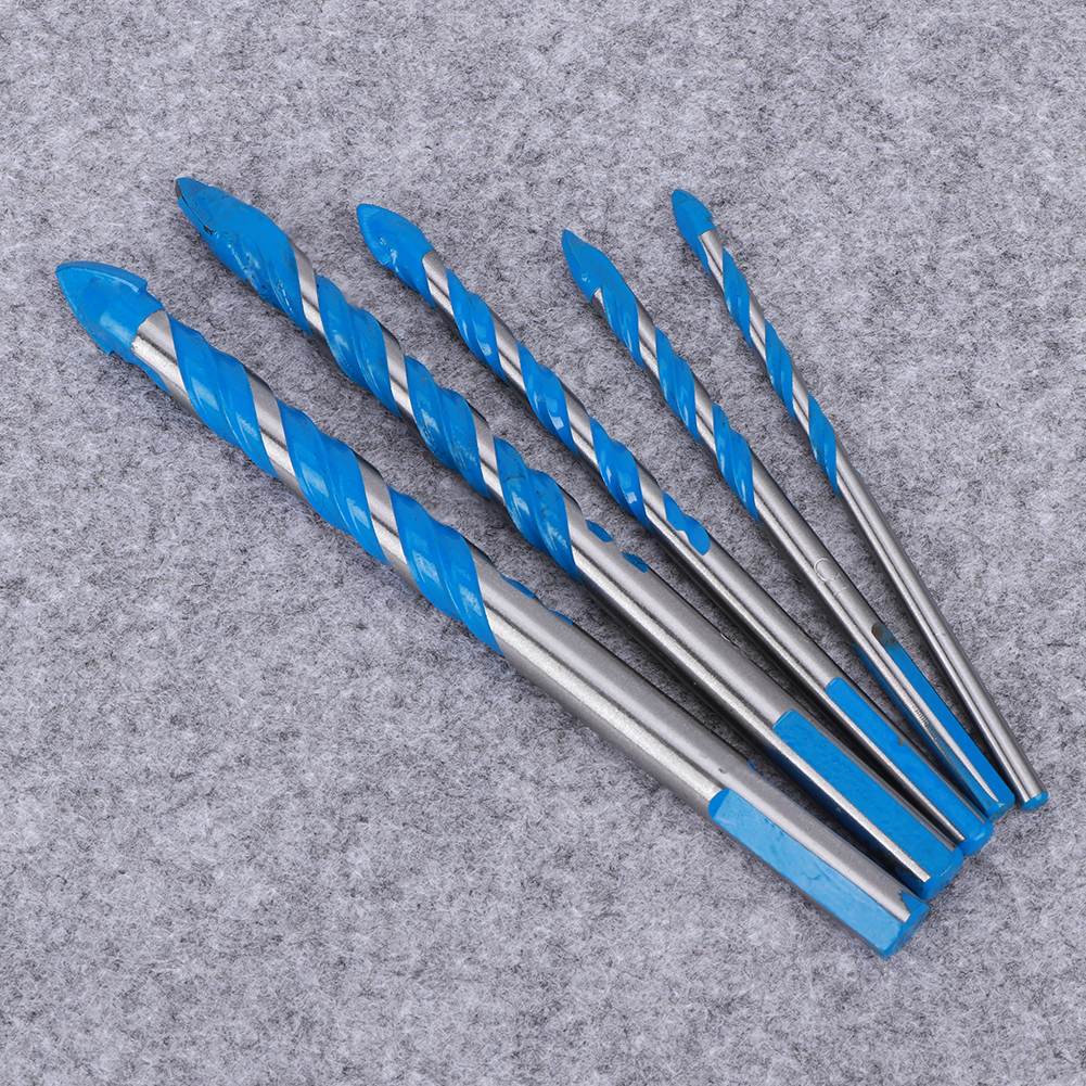 Set Mit 5 Zentrierbohrern Für Keramikfliesen, Wandlochbohrer (4 Mm, 5 Mm, 6 Mm, 8 Mm, 10 Mm)