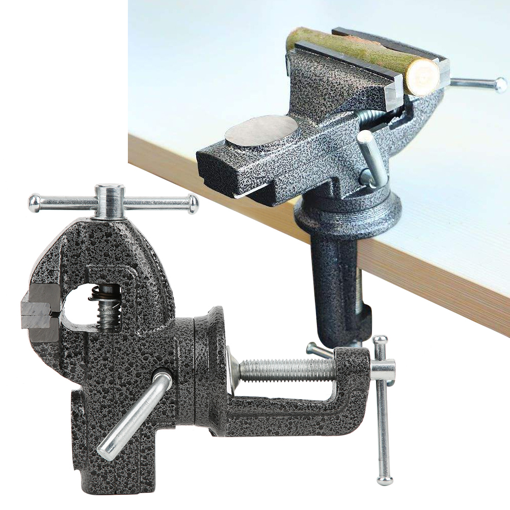 Multifunktionaler Mini-schraubstock Typ 50, Gusseisen, 360° Drehbar, Manuell, 68 Mm, Typ 50