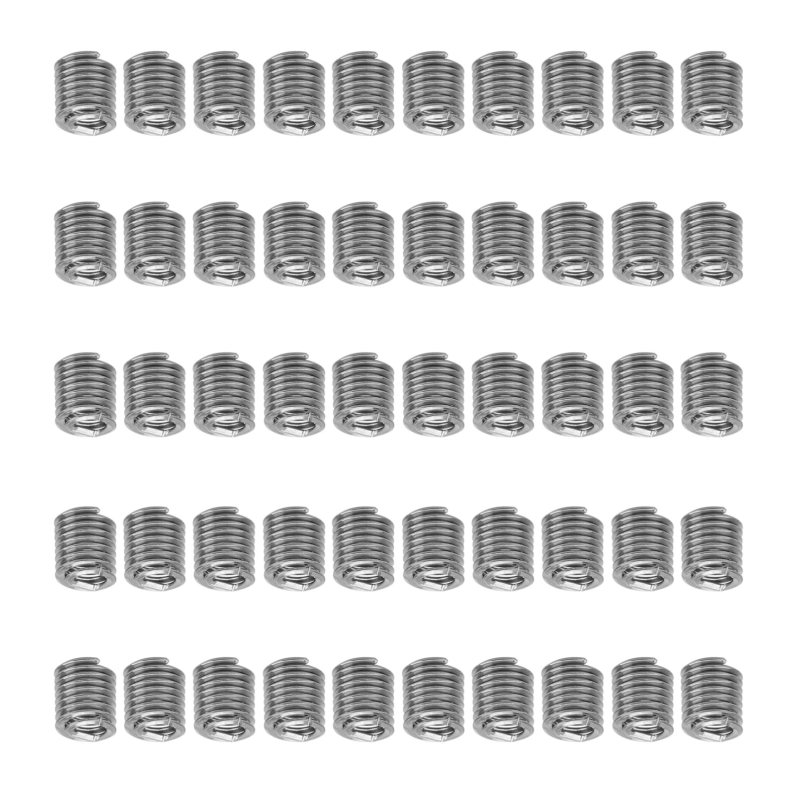 50-teiliger Satz Gewindeeinsätze Aus Edelstahl Zur Reparatur Und Verkürzung Von Bolzenlöchern (us-einheit 2-562.5d)
