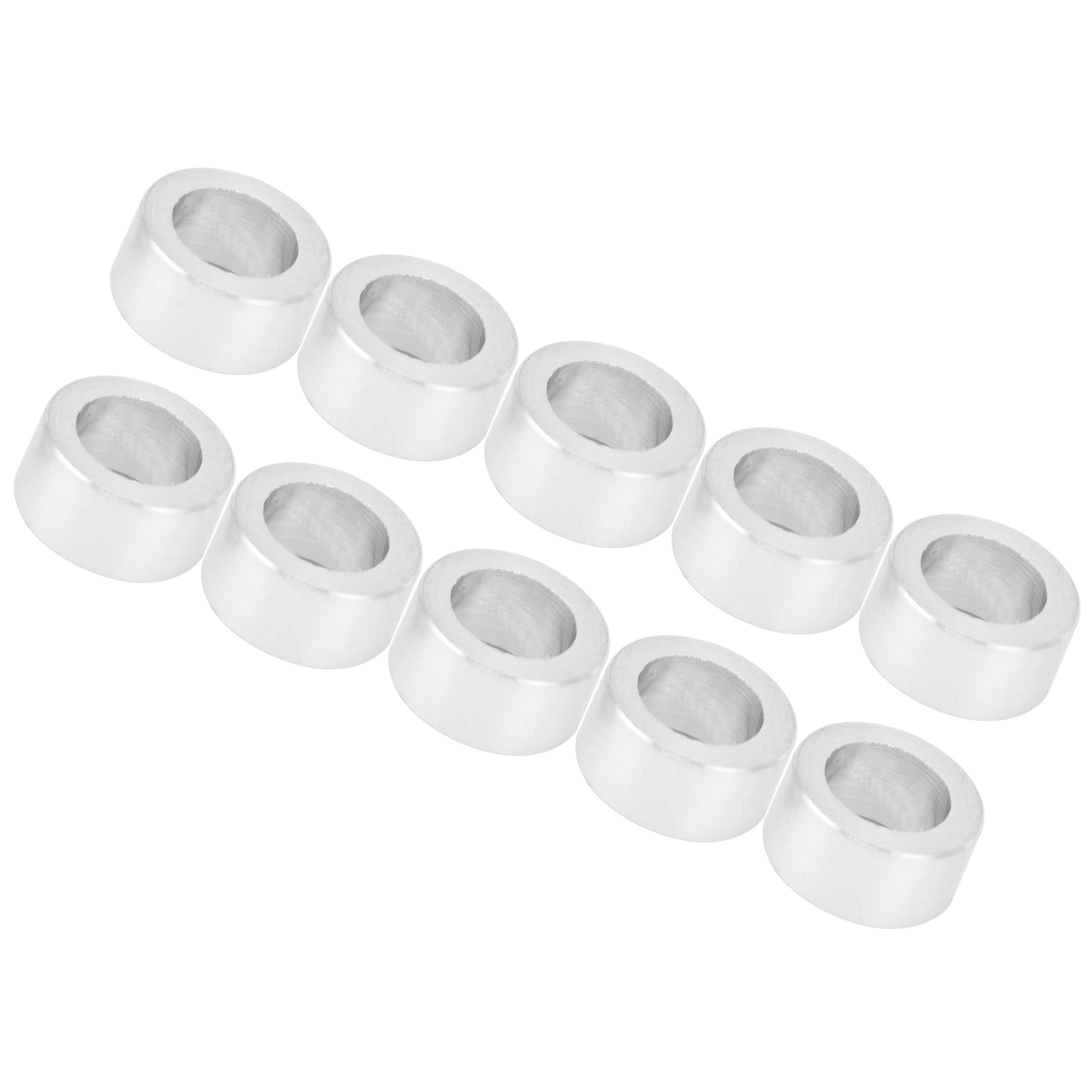 Distanzstück Aus Aluminiumlegierung, Zylindrische Dichtung, Distanzring, Außendurchmesser 6 Mm, Länge 3 Mm