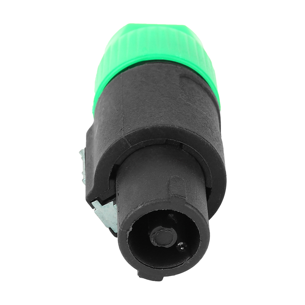 10 Stück Nl4fc C Audio-lautsprecheranschlüsse, Wasserdicht, Speakon 4-poliger Stecker, Kabelanschluss (grün)