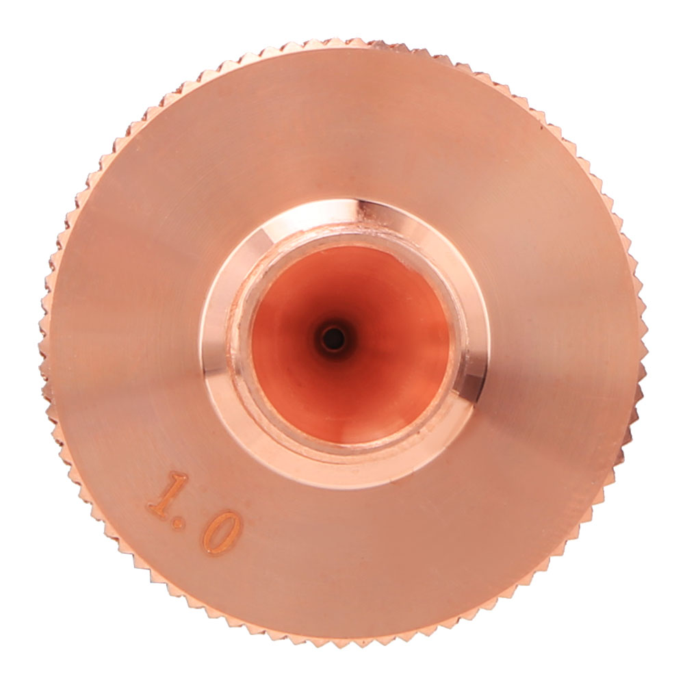 1 Einlagige Messing-laserdüse Für Co2-faserlaserschneidmaschinen 0,8/1,0/1,2/1,4/1,5 Mm 1,0 Mm