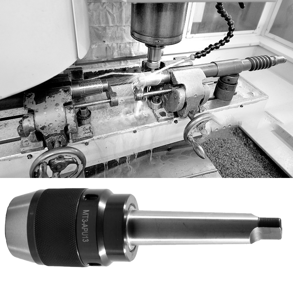 Mt3-apu13 Schnellwechsel-bohrfutter Für Cnc-fräsmaschinen Mit Integriertem Flachschaft-bohrfutter