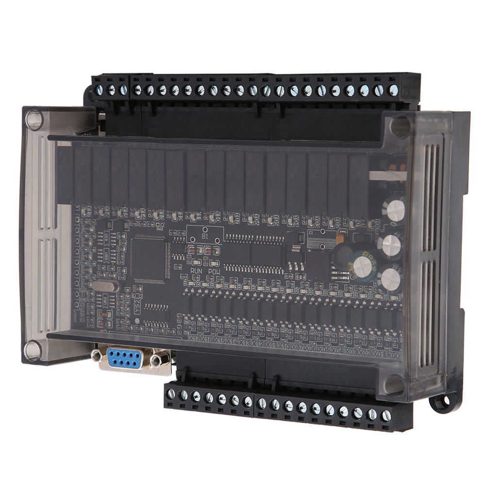 Industrielle Sps-steuerplatine Mit Speicherprogrammierbarer Steuerung (sps), Unterstützt 485 Can, 3u, 32mr, Mit Sockel Und Gehäuse