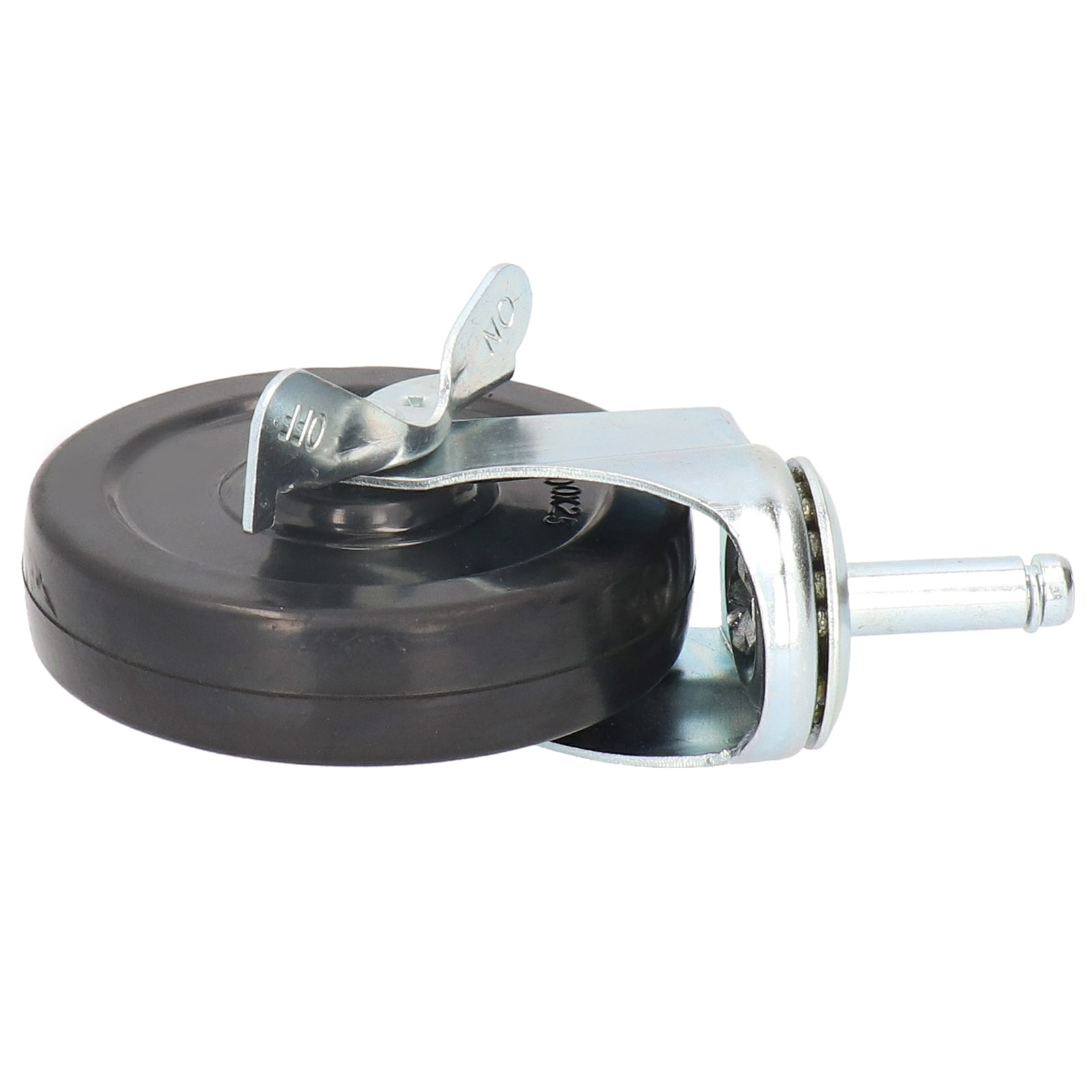Federbelastete Torrolle, Multifunktional, Aluminium, 4 Zoll, Tragfähigkeit 75 Kg (weiß)