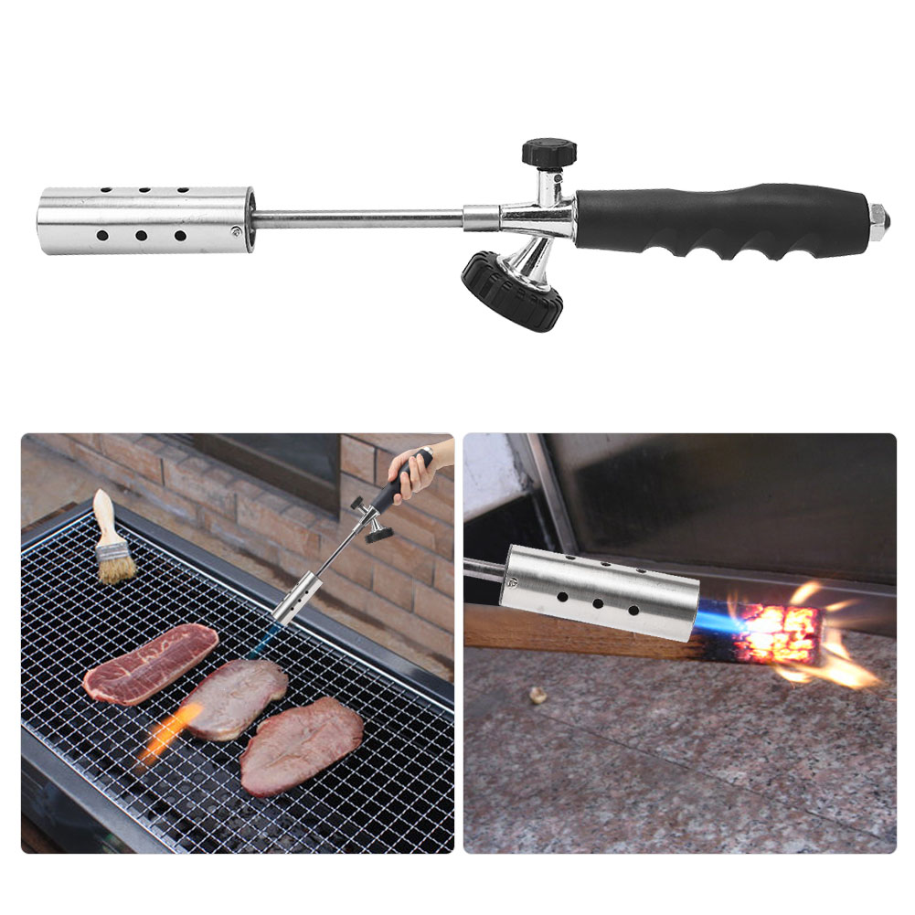 Tragbarer Gasbrenner Mit Einstellbarer Hochtemperaturflamme Zum Grillen Bis 1350 °c