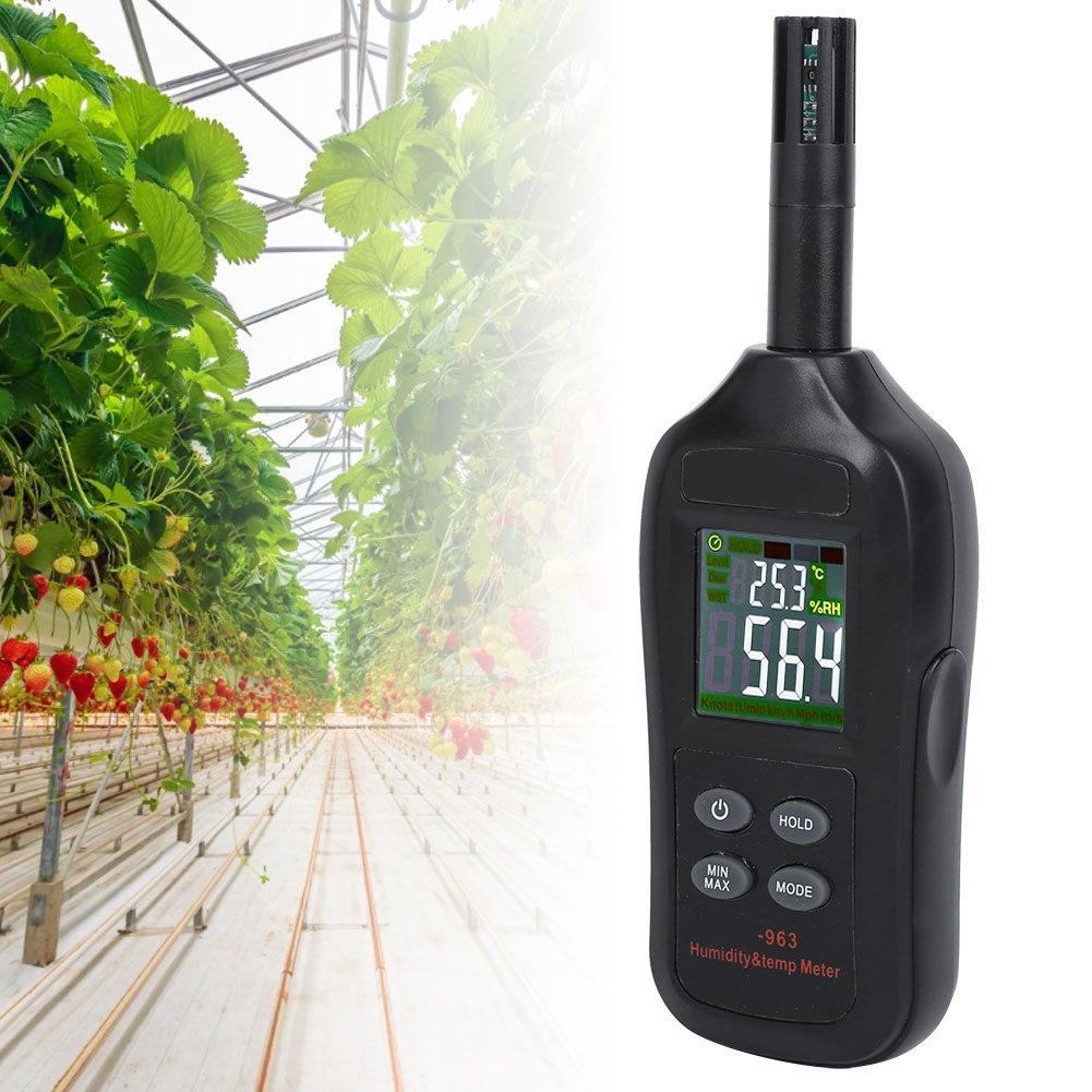 Ua963 Hochpräzises Und Empfindliches Tragbares Temperatur- Und Feuchtigkeitsmessgerät Mit Digitalem Lcd-display