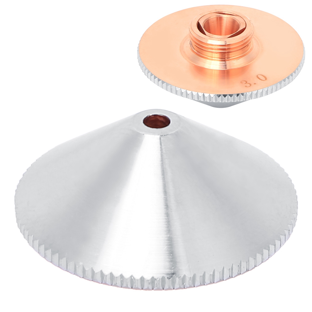 Einteilige, Doppelwandige Laserdüse Aus Messing Für Faserlaserschneid- Und -gravurmaschinen, 2,0/2,5/3,0 Mm