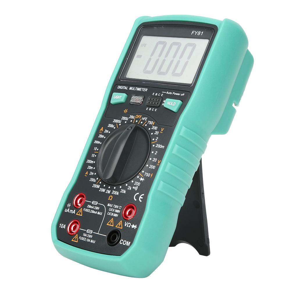 Fy8 Tragbares Digitalmultimeter Zur Messung Von Gleich- Und Wechselspannung, Stromstärke, Kapazität Und Widerstand