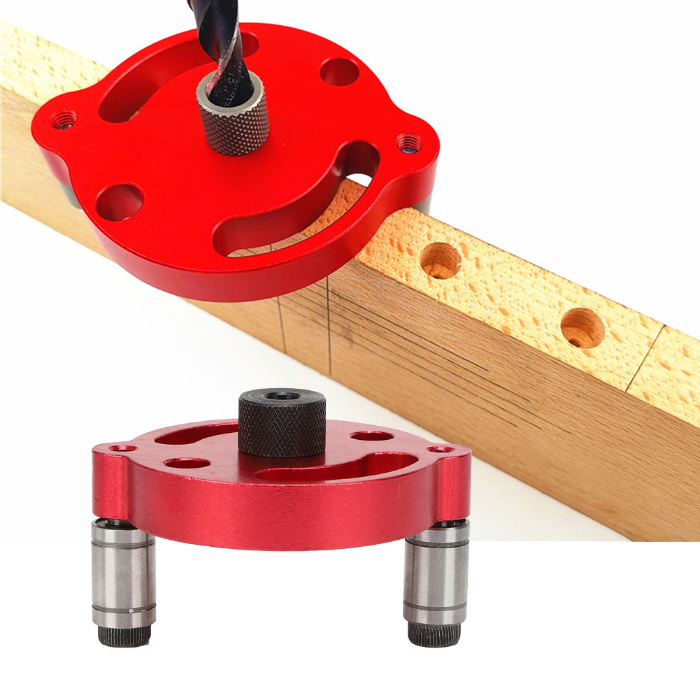 Zimmermanns-körnerzange, Gerades Körnerwerkzeug Aus Aluminiumlegierung, Handbohr- Und Stanzwerkzeug (rot, 4-teilig, A1)