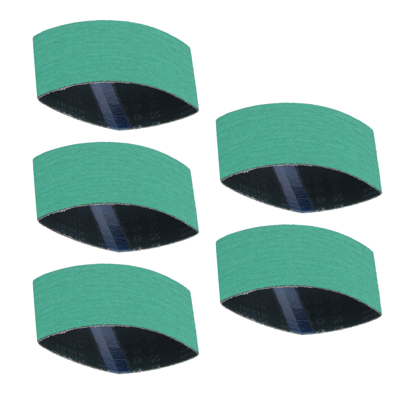 5-teiliges Schleifband, Körnung 60, Entgratungsschleifpapier, Aluminiumoxid, Holzpolierwerkzeug