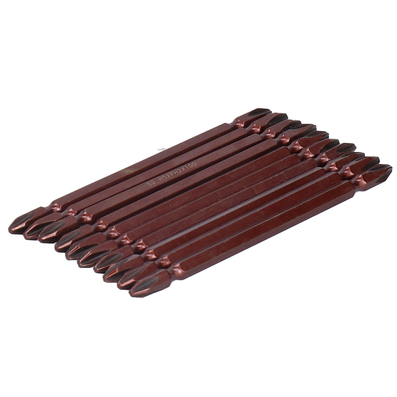 Phillips-schraubendreherbit Ph2 Mit Doppelklinge, Schraubendreherbit-set Mit Sechskantschaft, Zubehör 5 Mm (100 Mm)